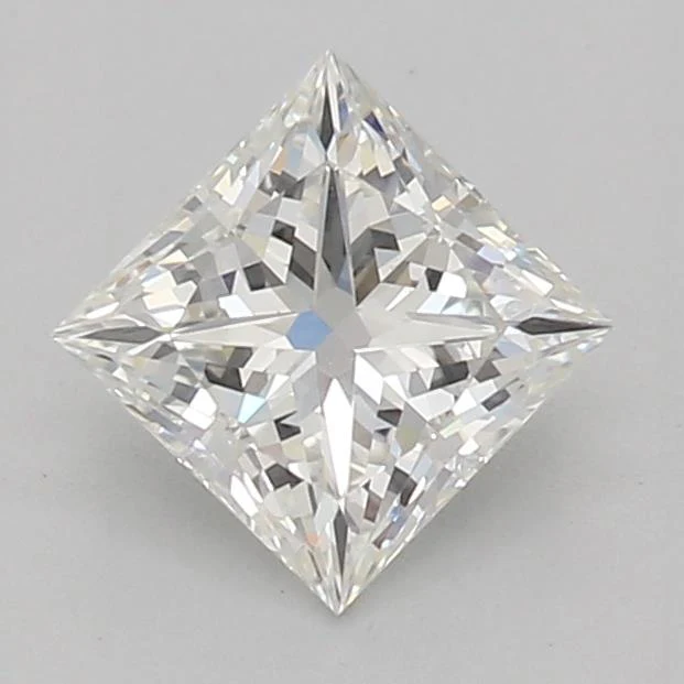 Certified 0.59 Ct Princess cut H VVS2 Loose Diamond