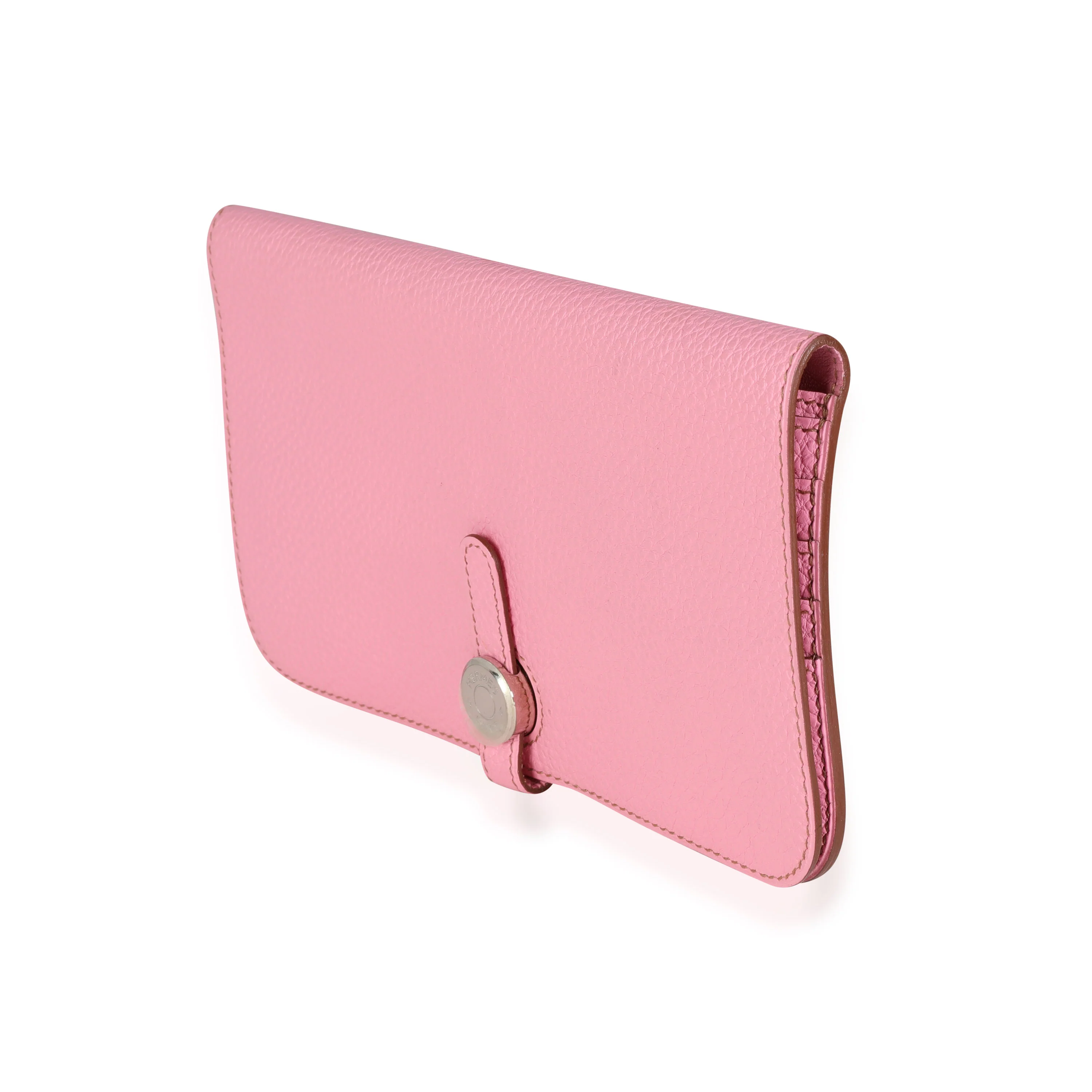 5P Pink Togo Dogon Recto Verso Wallet PHW - Image 2