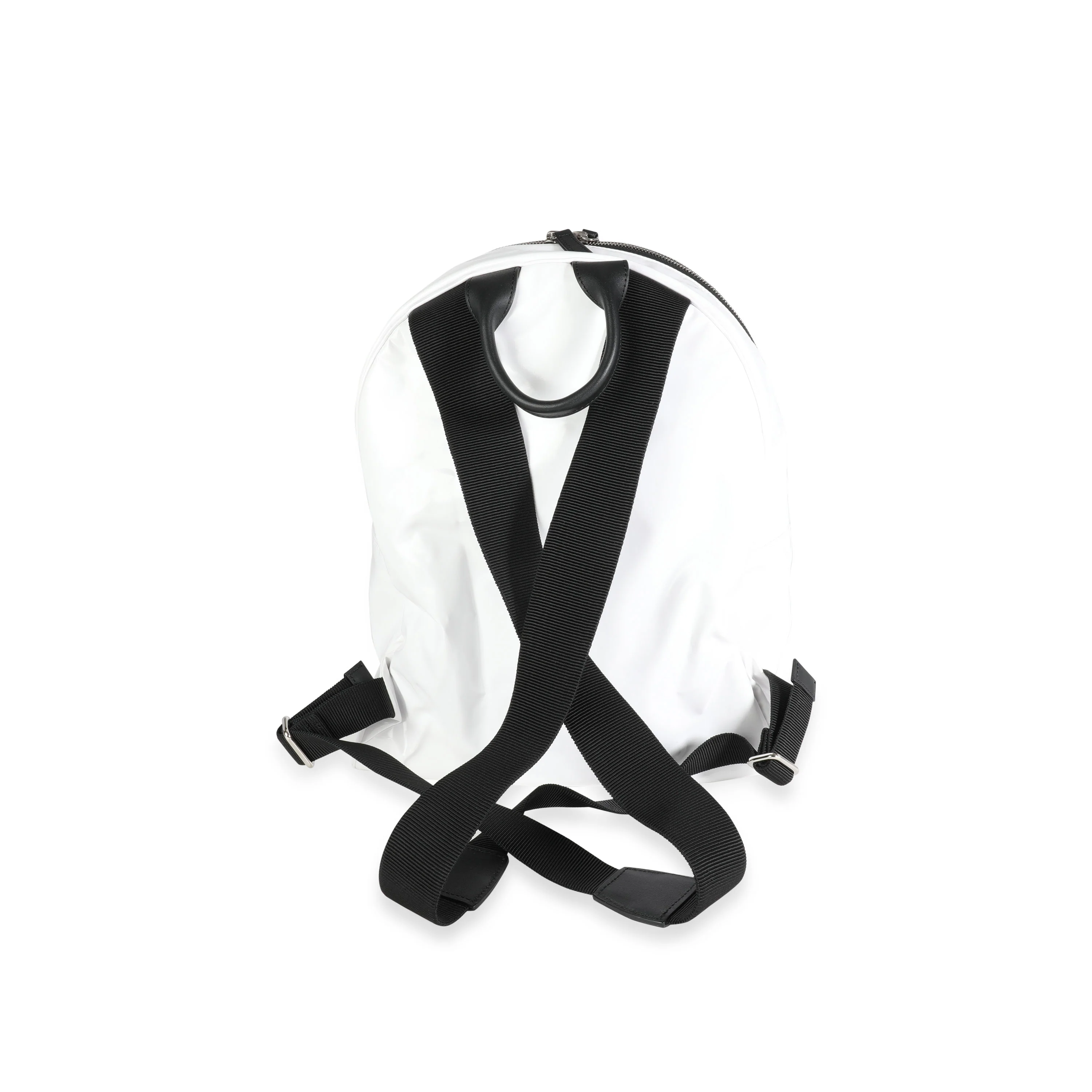 White Vinyl La Pausa Backpack - Image 3
