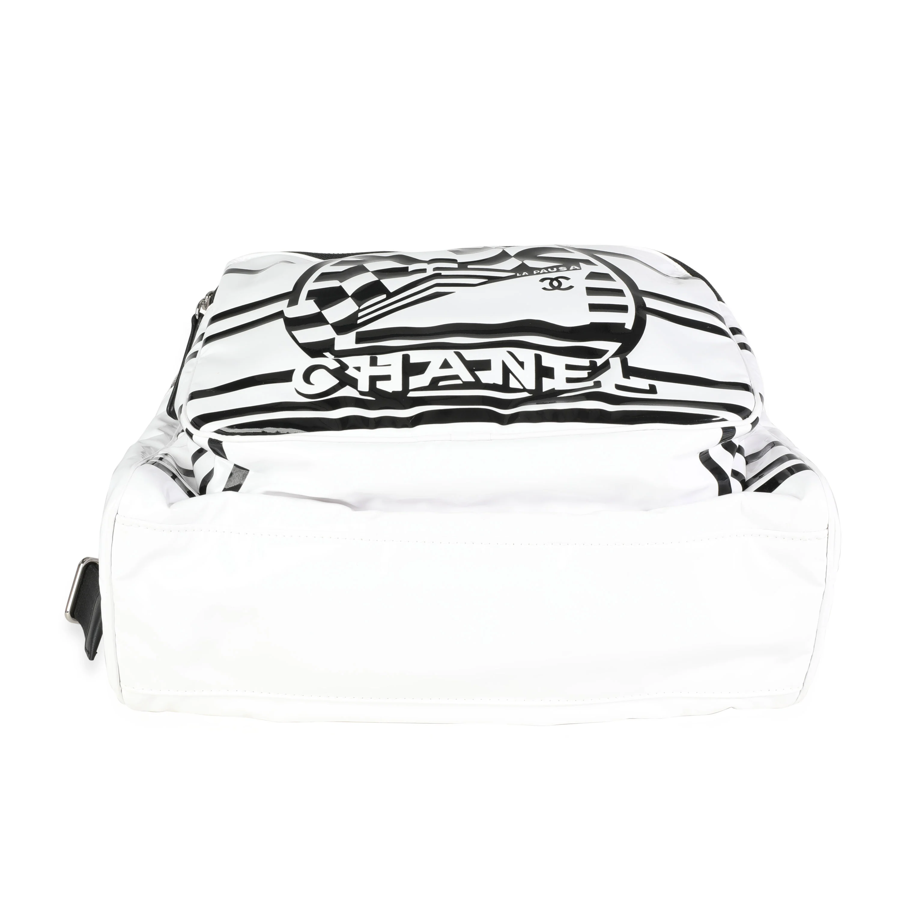 White Vinyl La Pausa Backpack - Image 4