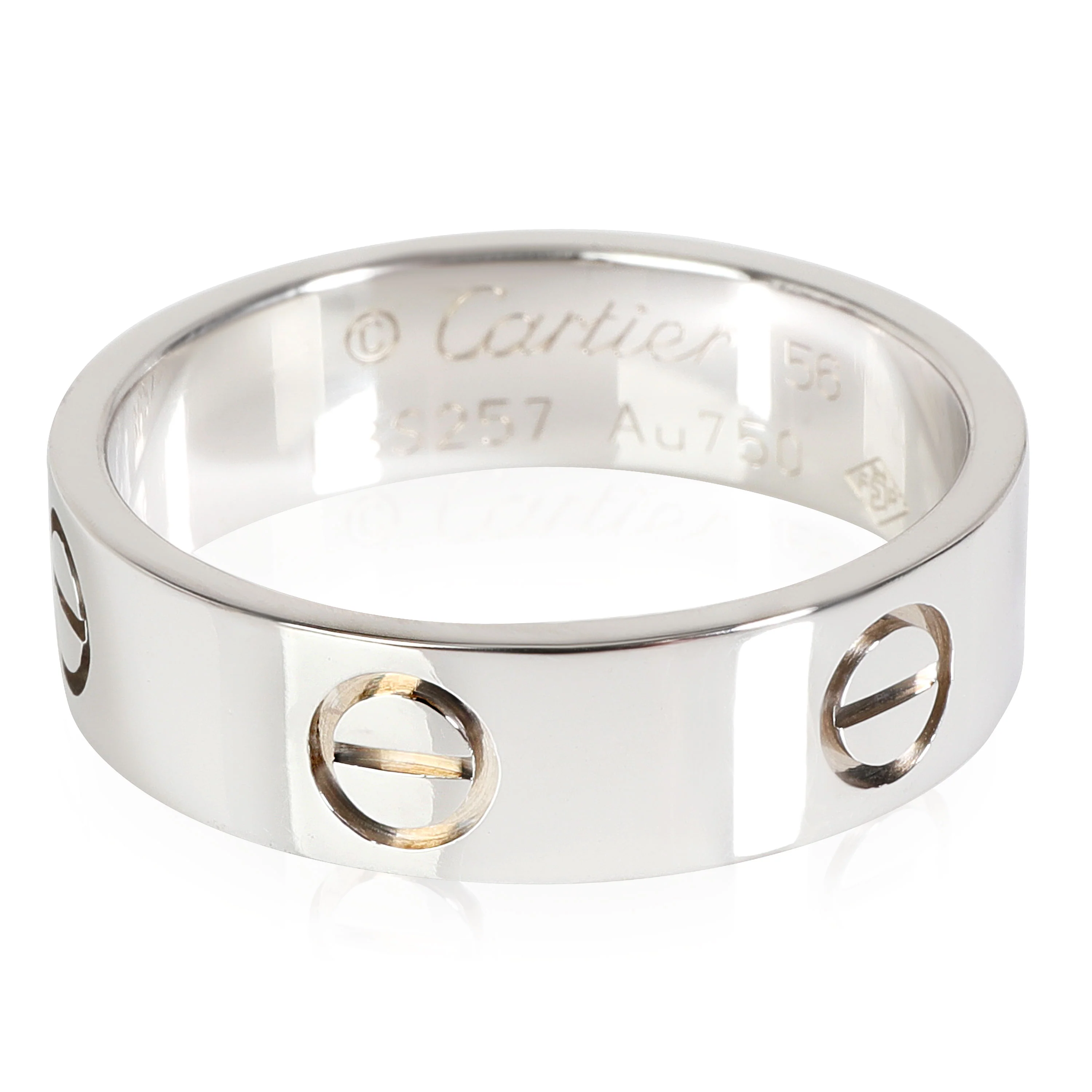 Cartier Love Ring in 18k White Gold