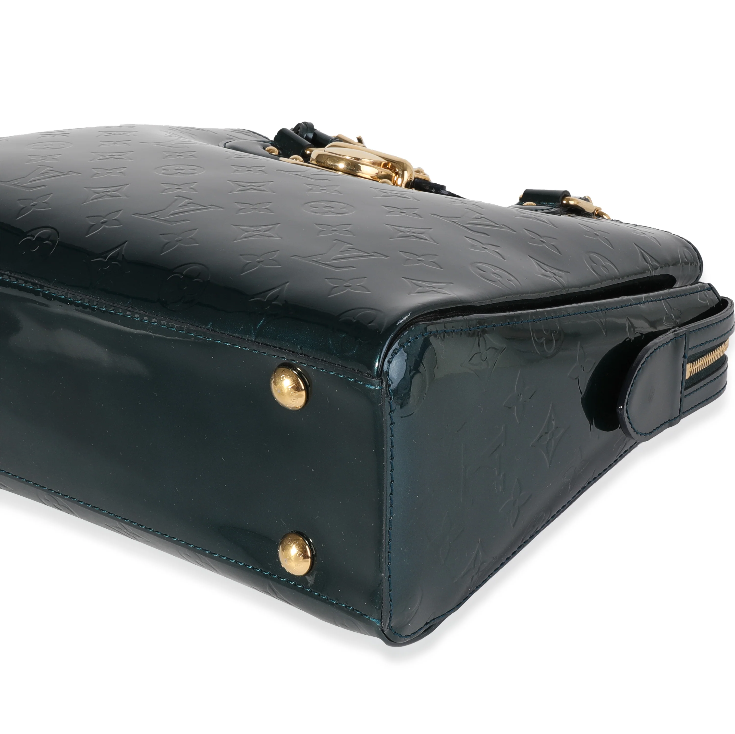Louis Vuitton Bleu Nuit Monogram Vernis Melrose Avenue - Image 6