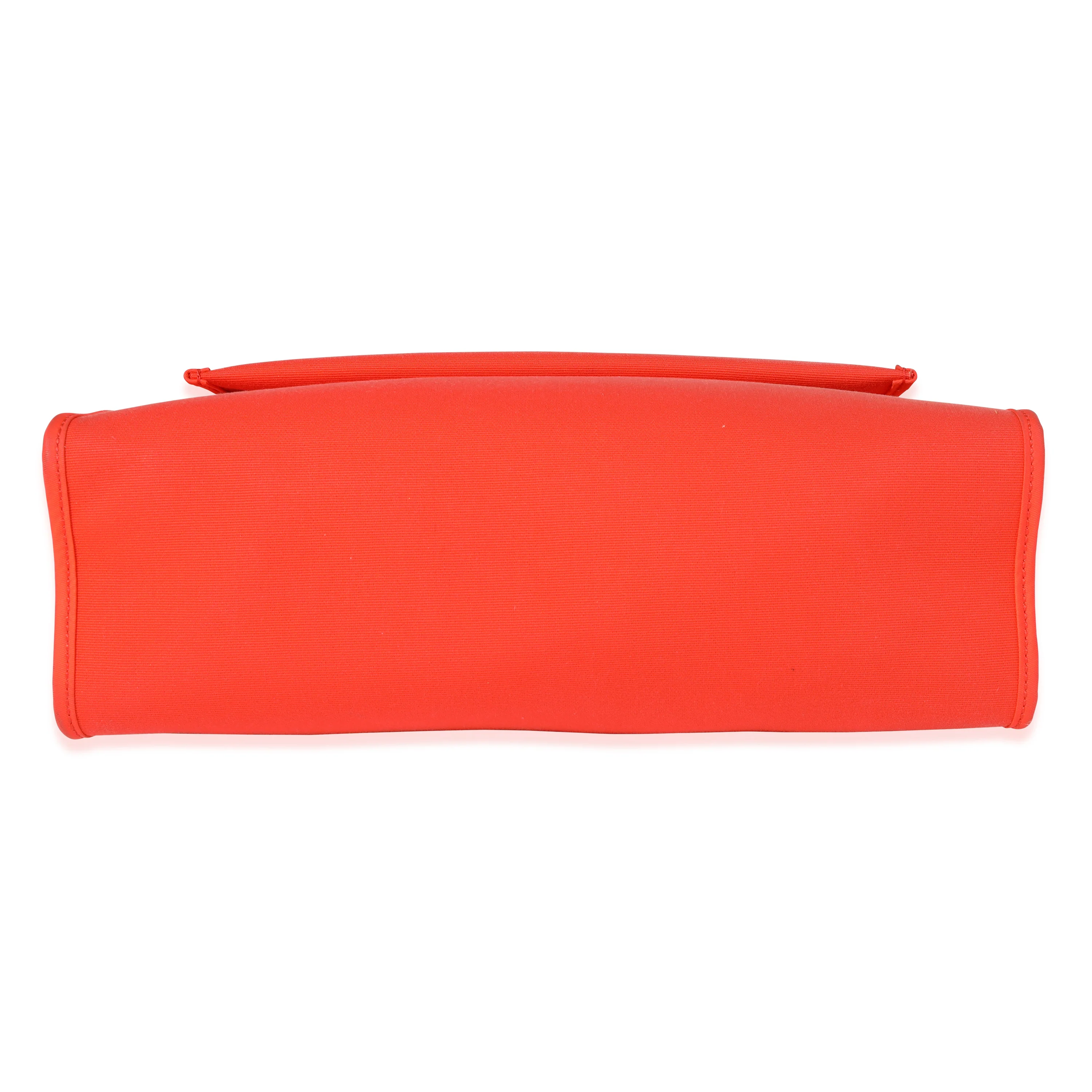 Hermès Orange Toile & Natural Vache Hunter Herbag Zip 31 PHW - Image 5