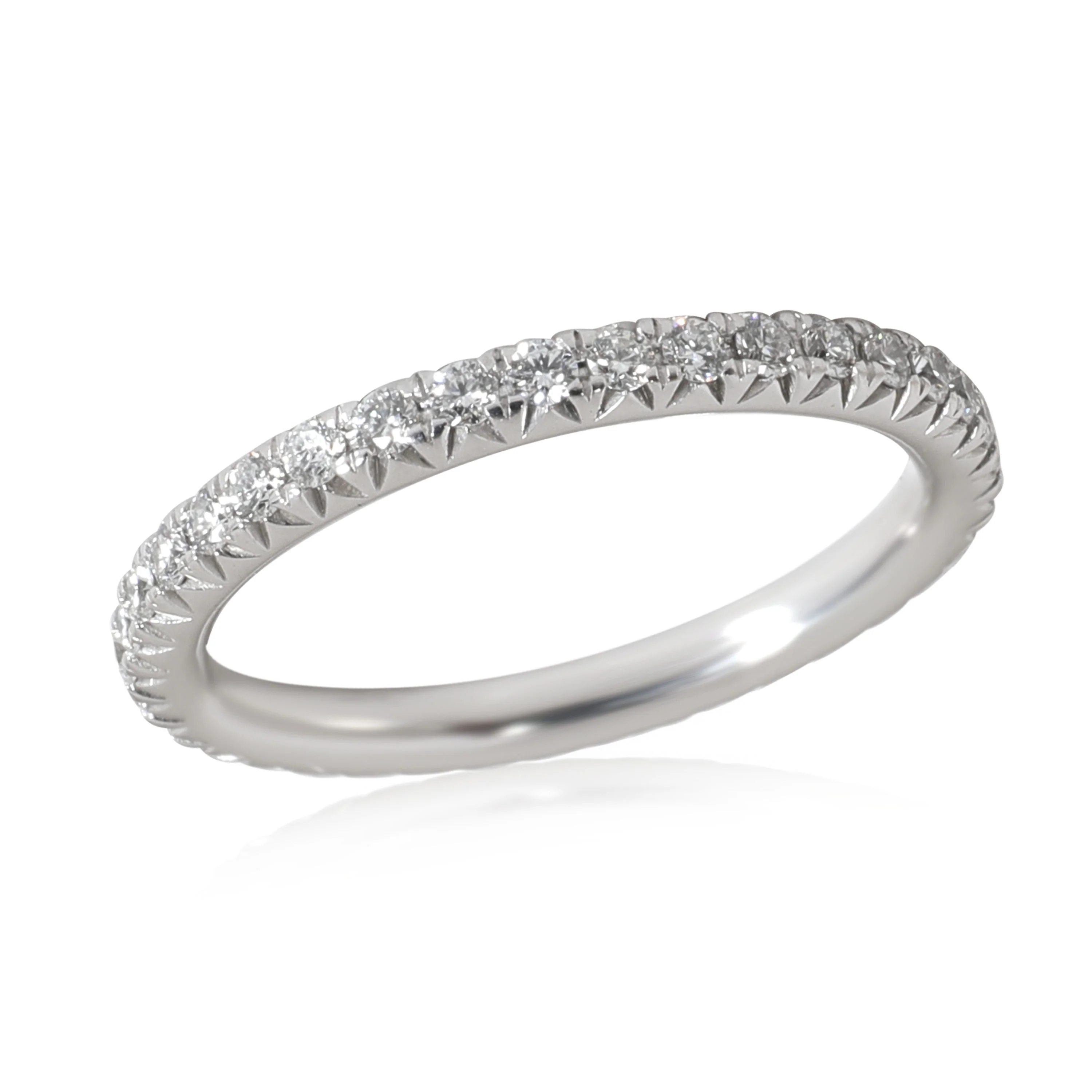 Diamond Eternity Band in Platinum 0.55 Ctw - Image 2
