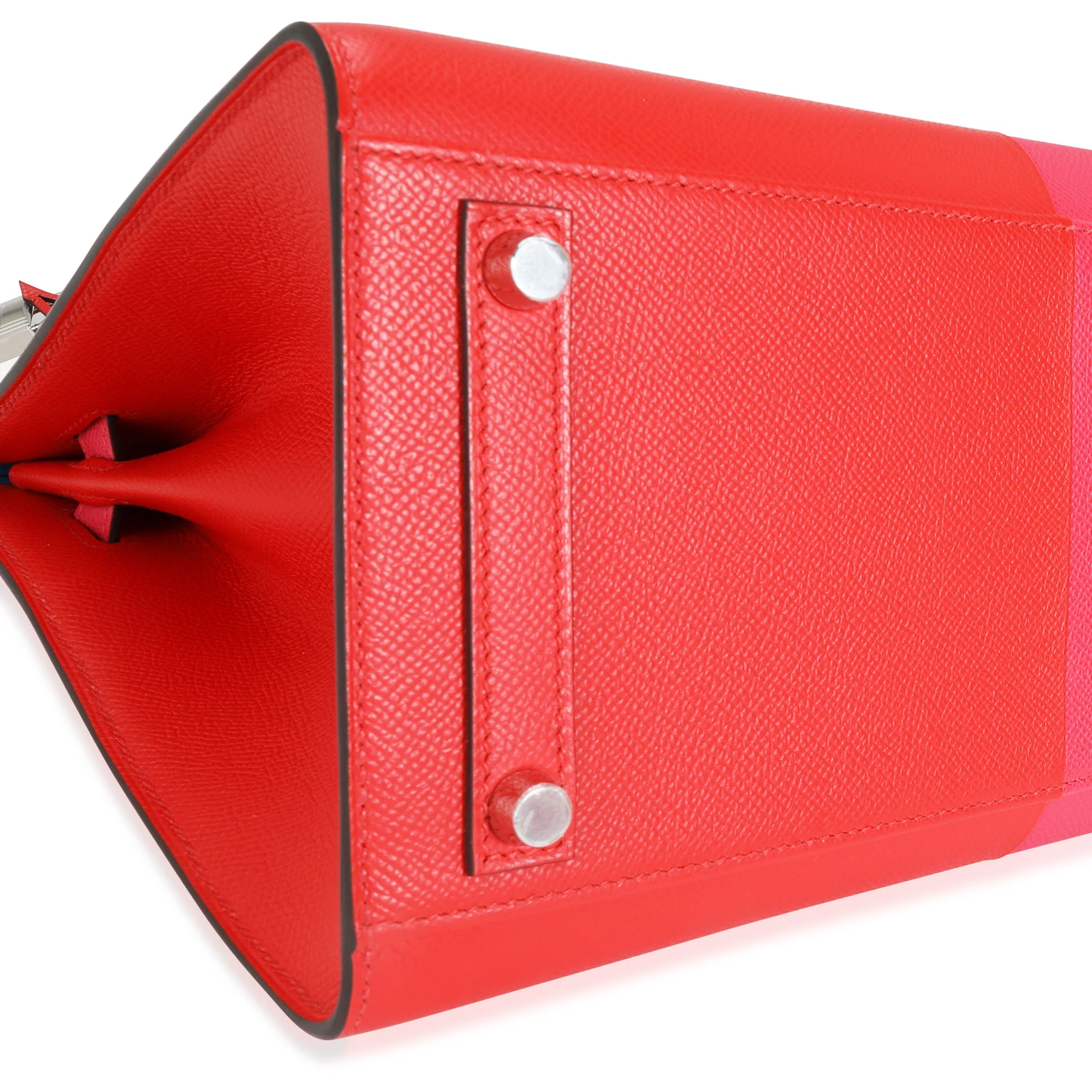 NIB Hermès Rouge De Coeur & Rose Extreme Epsom Sellier Birkin 30 PHW - Image 5