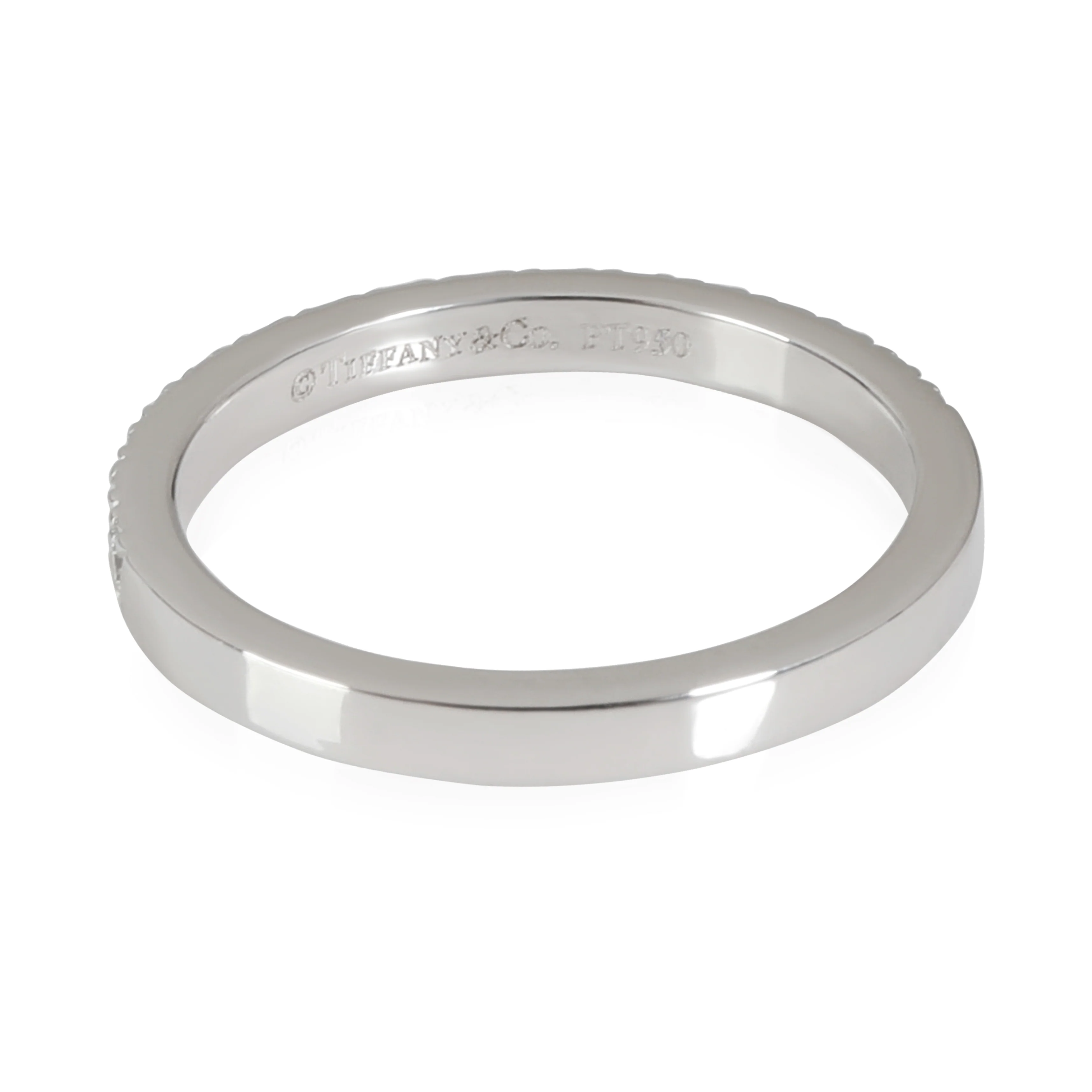 Novo Half-Eternity Diamond Wedding Band in Platinum 0.18 CTW - Image 2