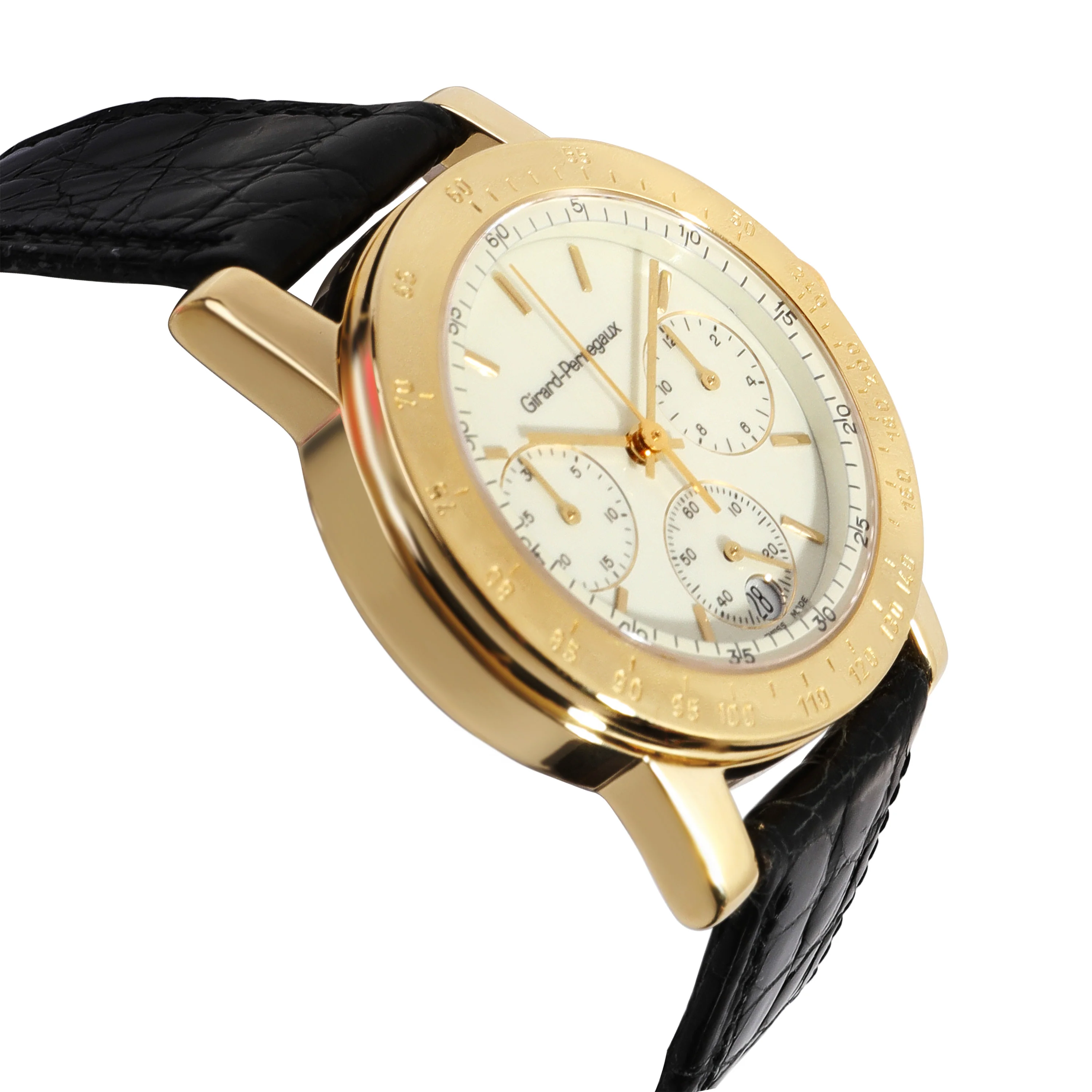 Girard Perregaux GP 7700 700 Unisex Watch in 18kt Yellow Gold - Image 2