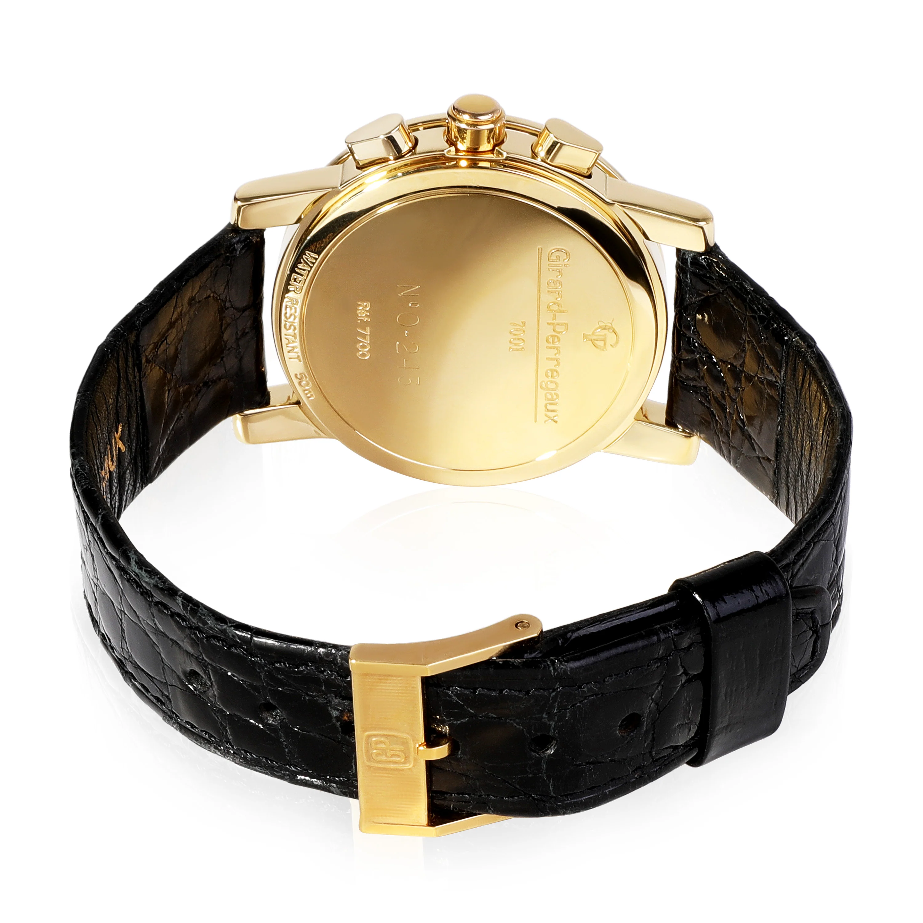Girard Perregaux GP 7700 700 Unisex Watch in 18kt Yellow Gold - Image 4