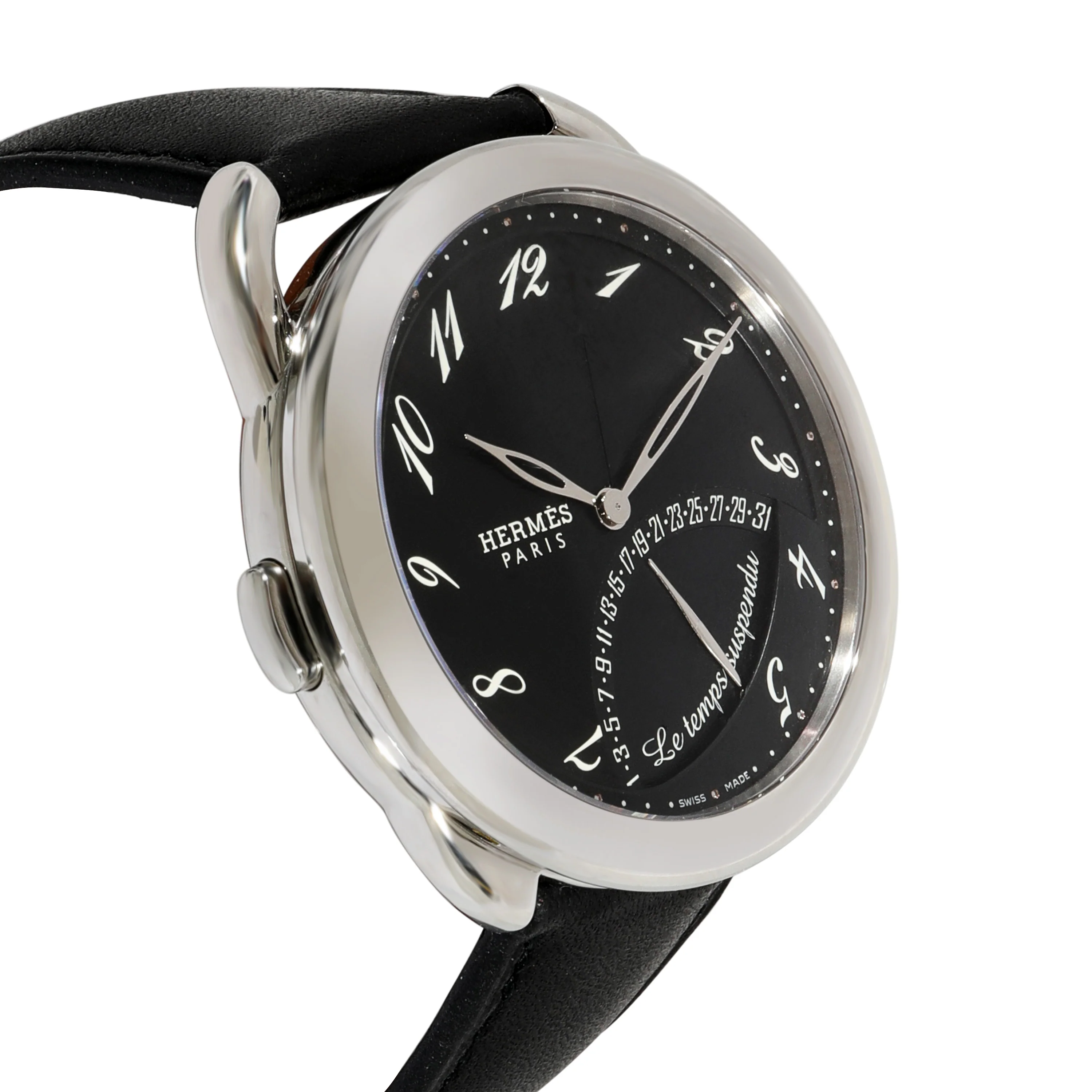 Hermès Arceau Le Temps Suspendu AR8.910.330.MNO Mens Watch in Stainless Steel - Image 2