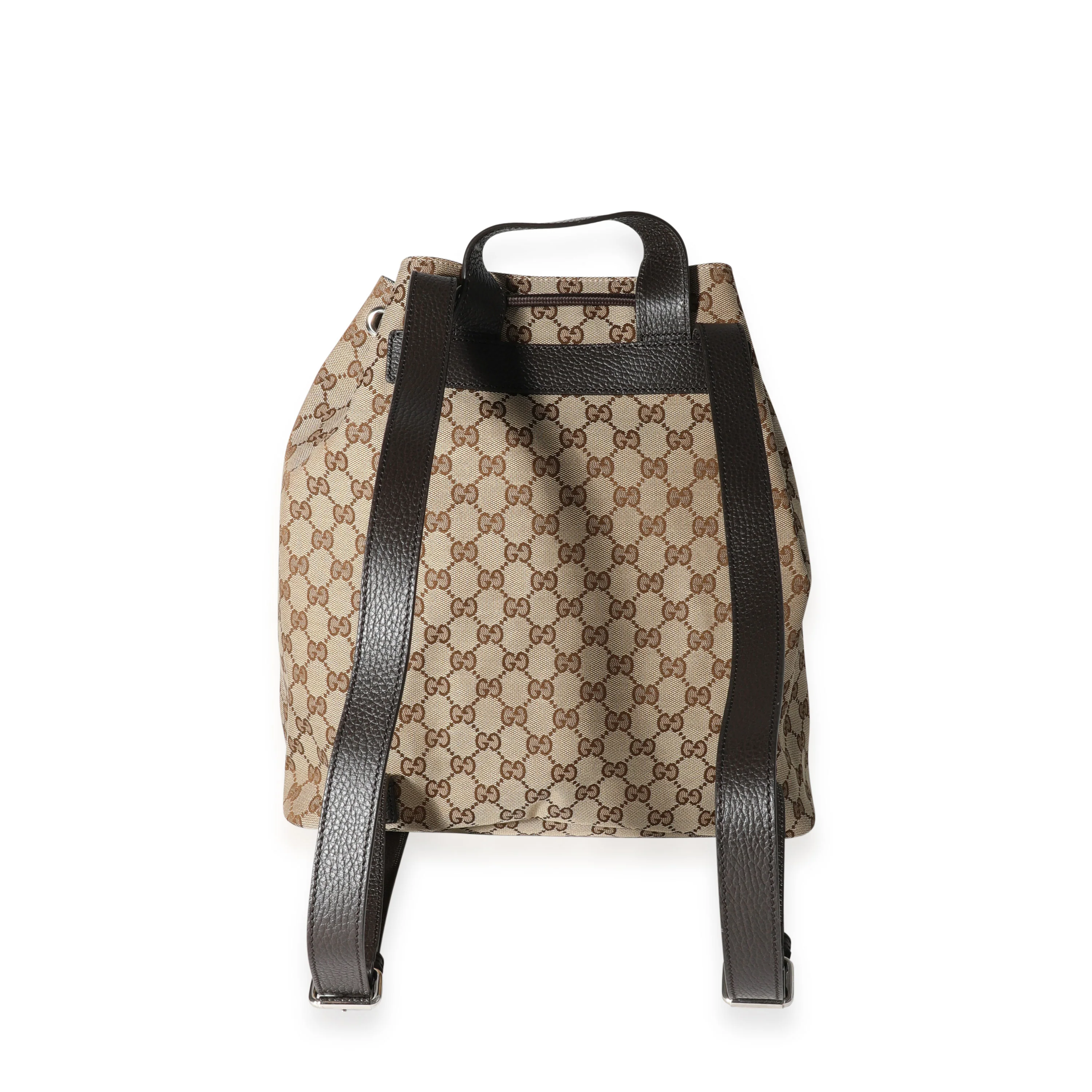 Gucci GG Canvas Drawstring Backpack - Image 3