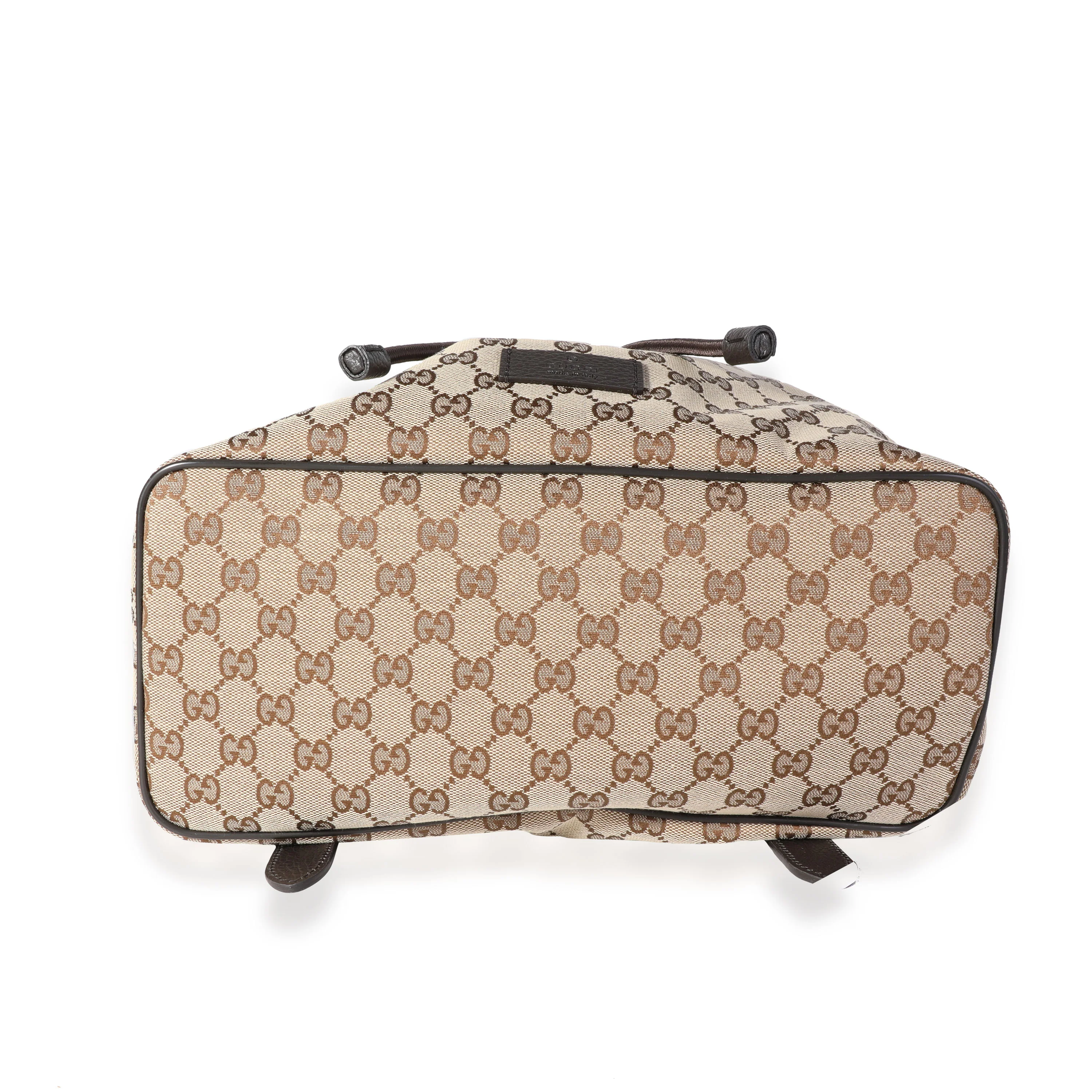 Gucci GG Canvas Drawstring Backpack - Image 4