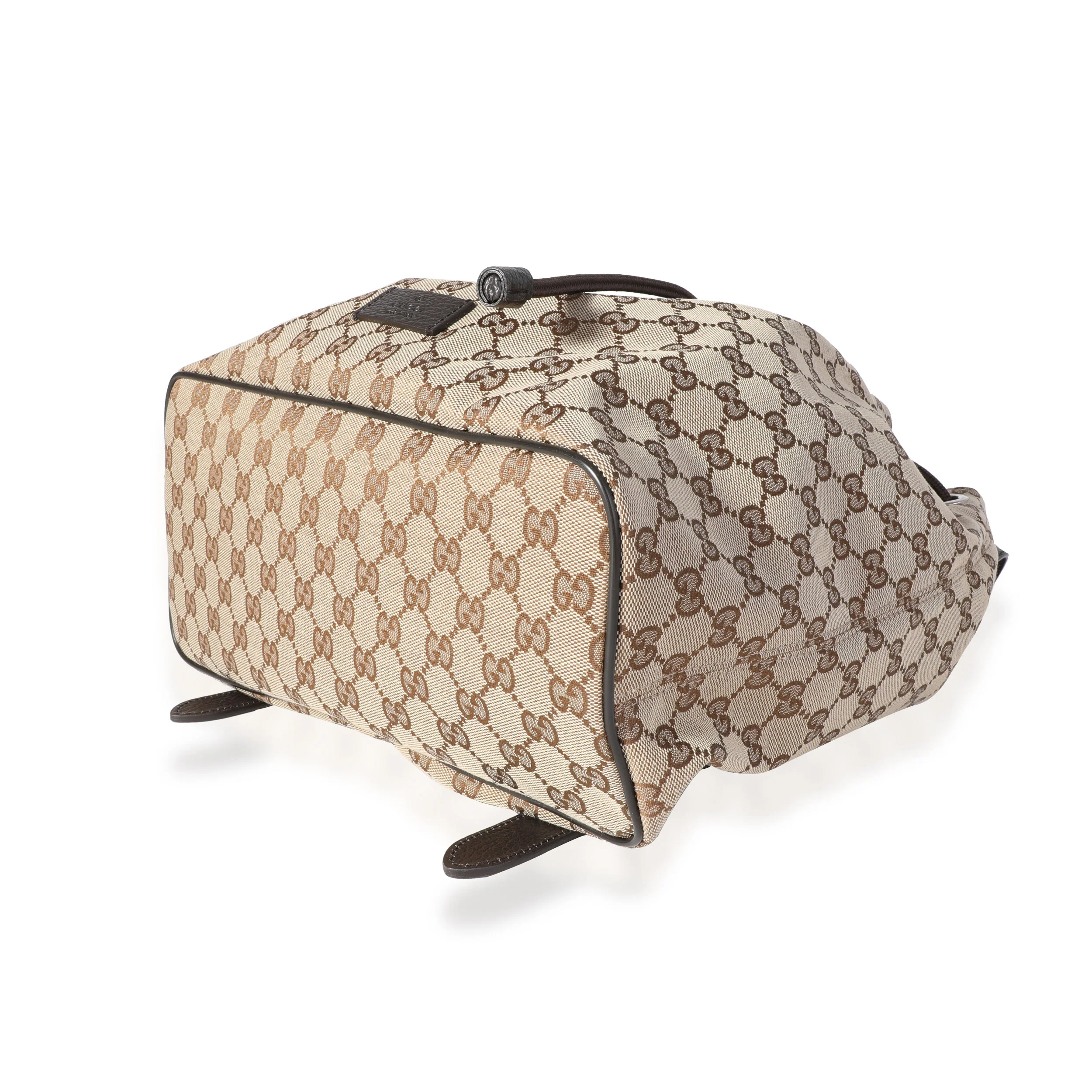 Gucci GG Canvas Drawstring Backpack - Image 5