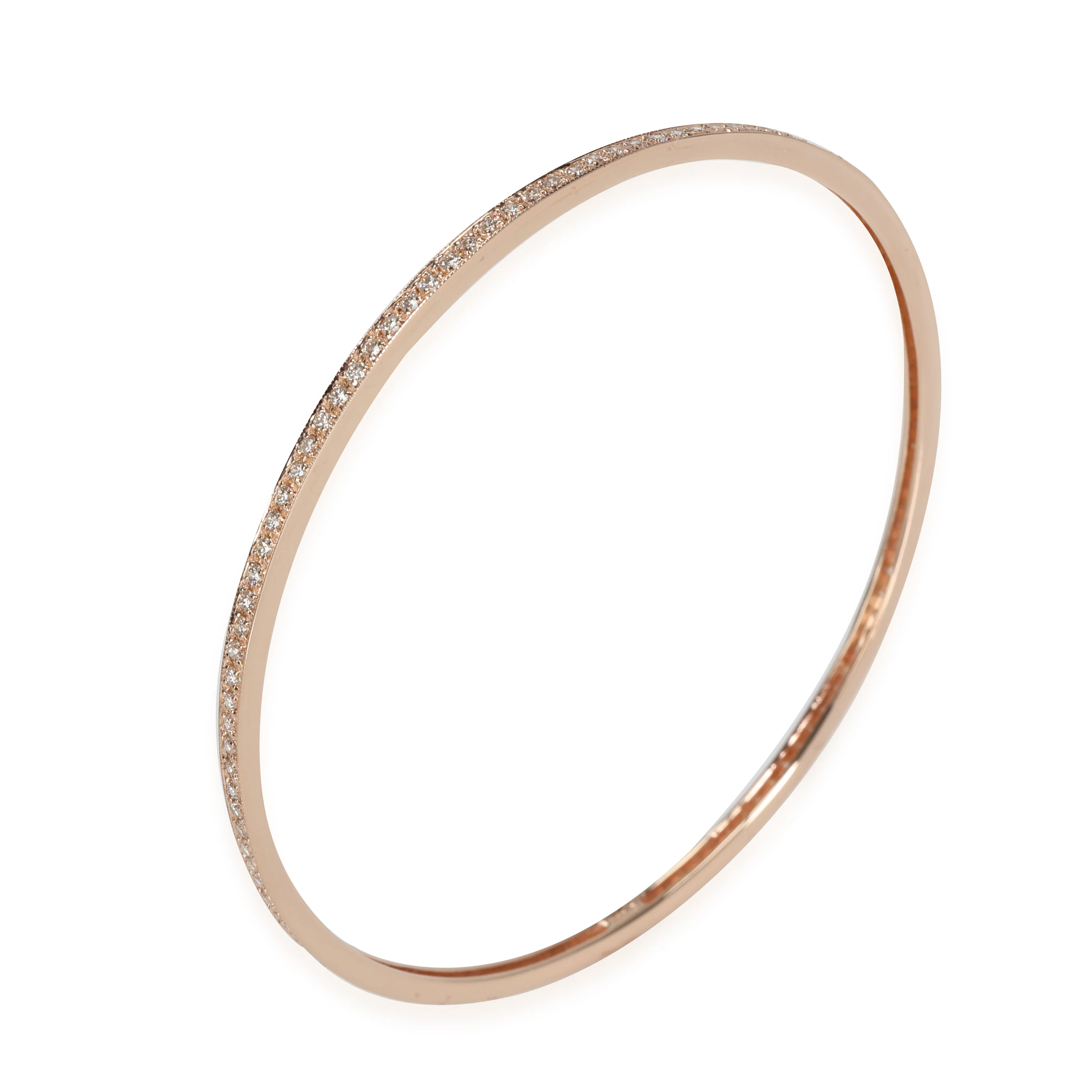 Diamond Bangle in 18k Rose Gold 1.75 CTW - Image 3