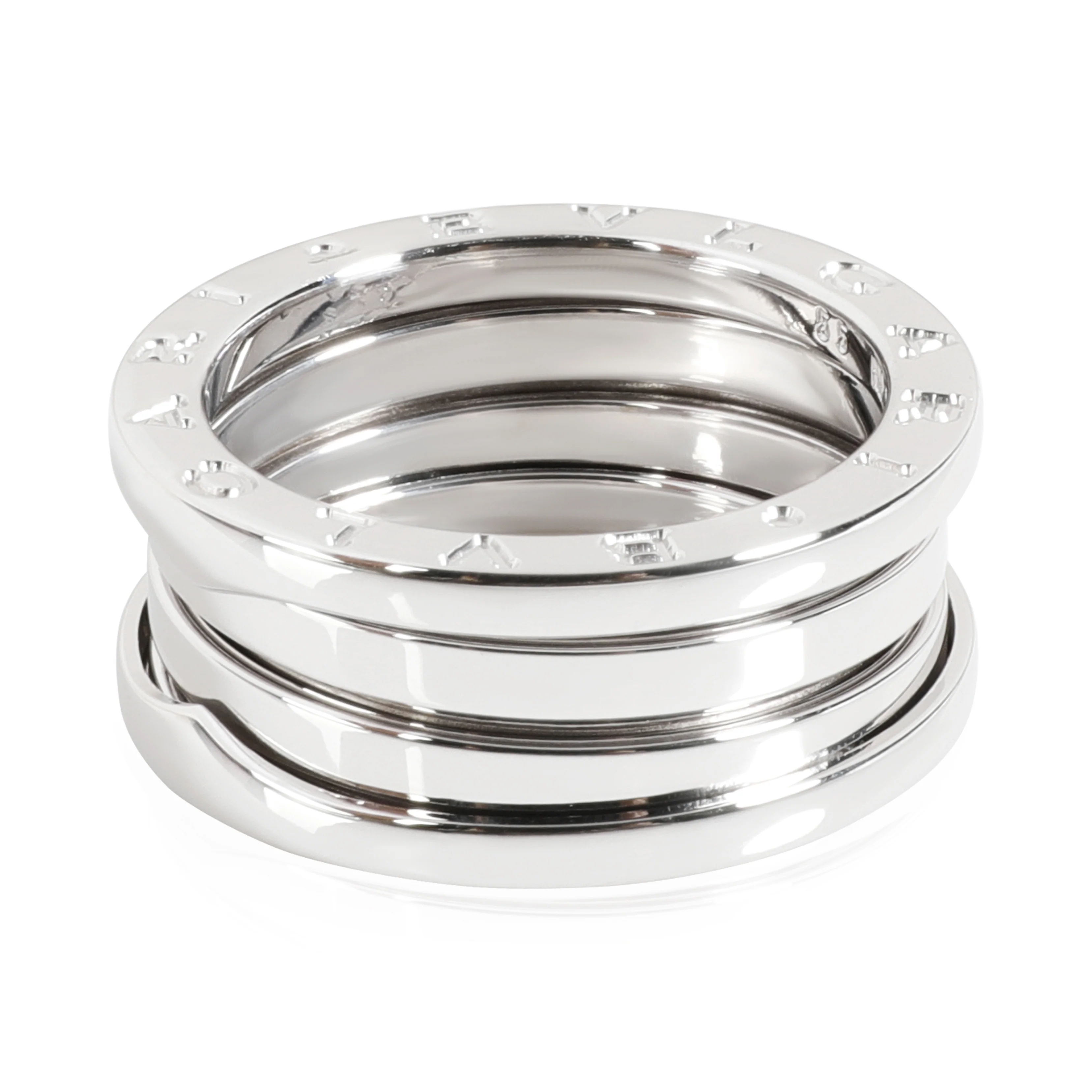 BVLGARI B.zero1 Three Band Ring in 18K White Gold - Image 2