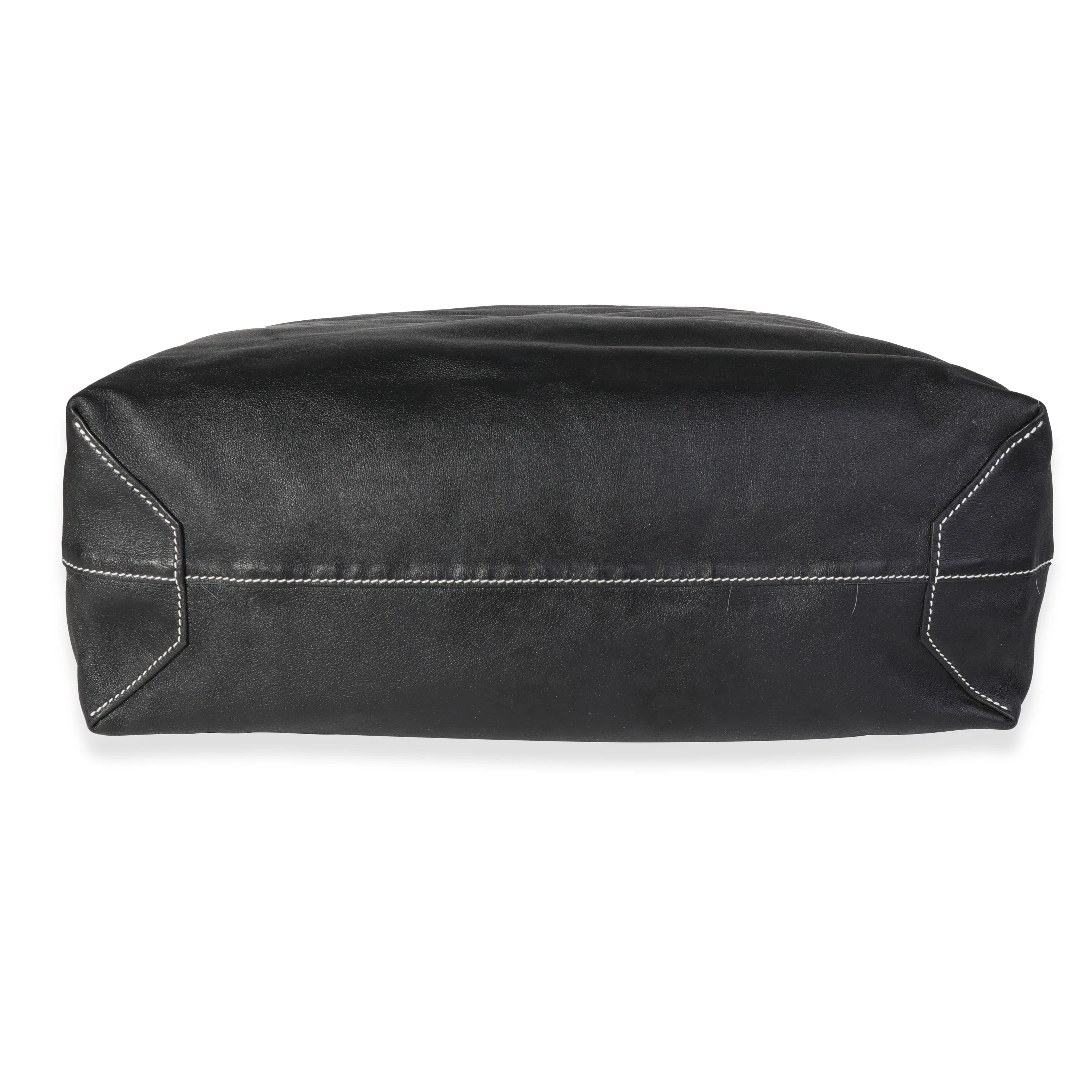 Hermès Noir & Étoupe Sikkim Double Sens 36 - Image 4