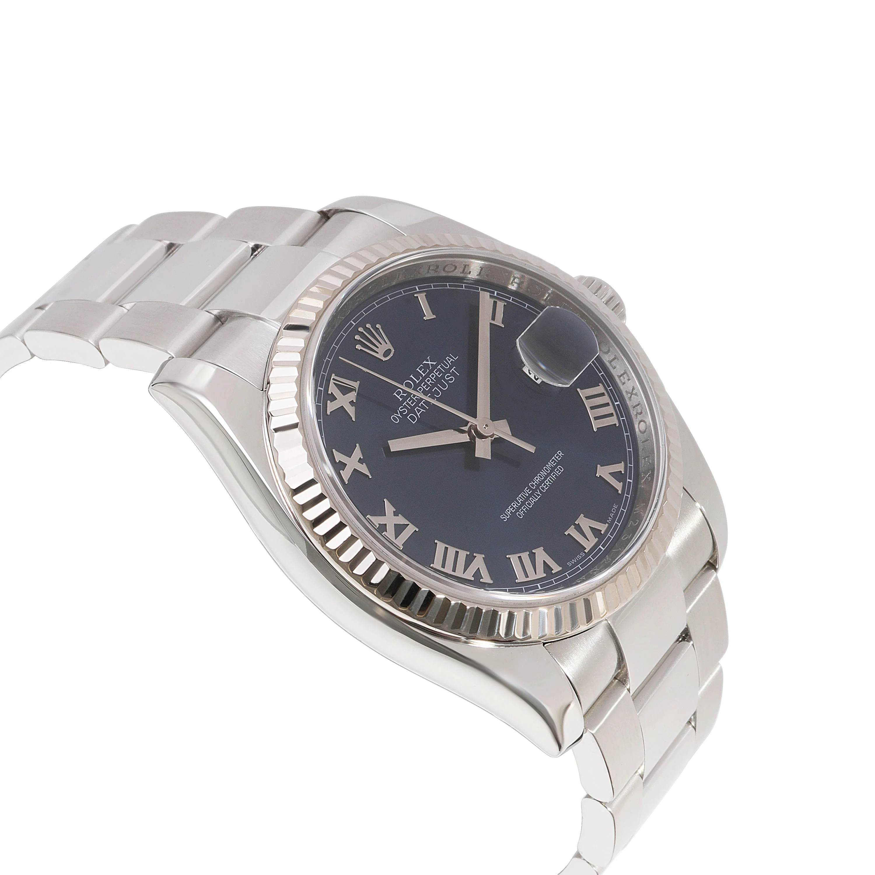 Rolex Datejust 116234 Mens Watch in 18kt Stainless Steel/White Gold - Image 2