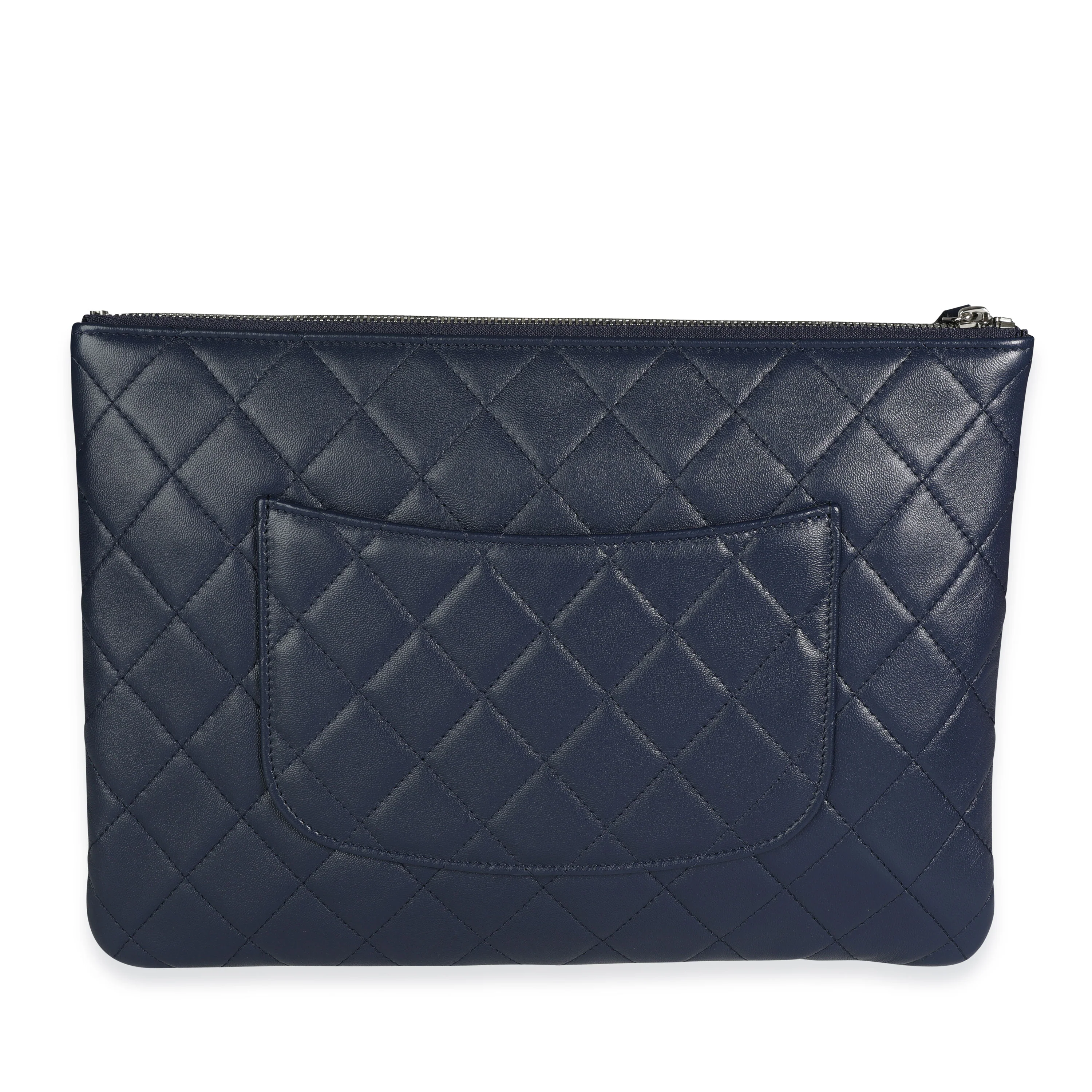Chanel Rare Multicolor Quilted Lambskin Pocket O-Case - Image 3
