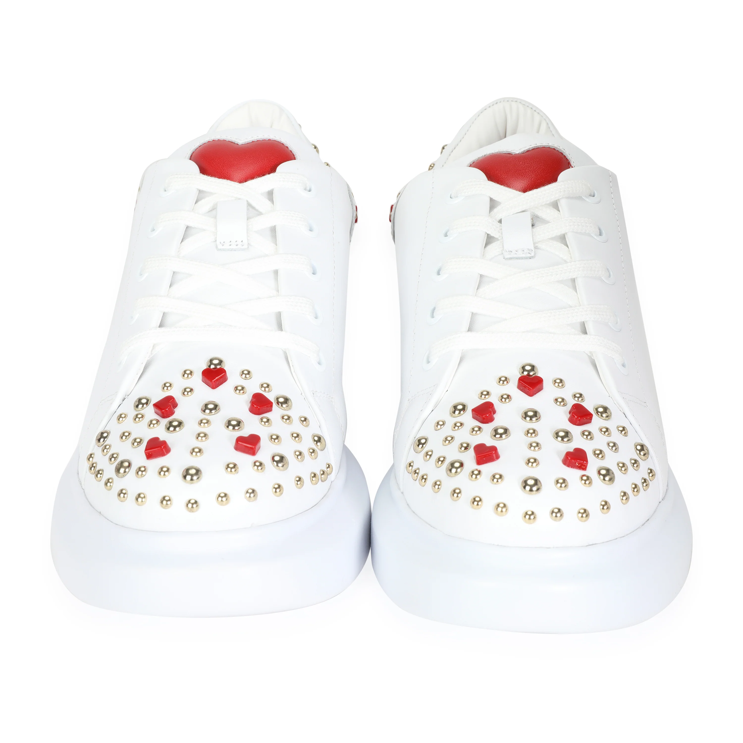Love MOSCHINO - Love MOSCHINO Heart Studded Sneaker (39 EUR) - Image 3