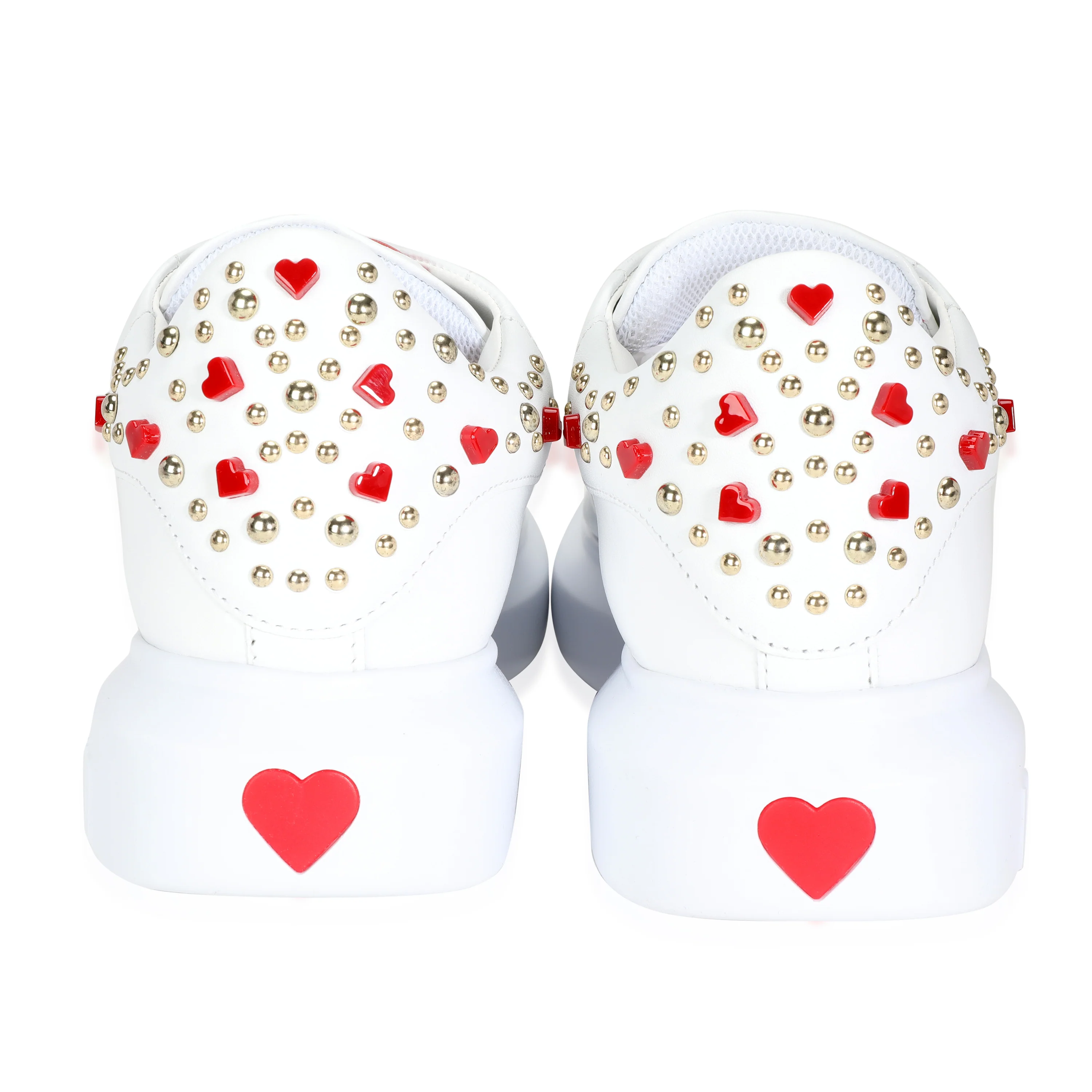 Love MOSCHINO - Love MOSCHINO Heart Studded Sneaker (39 EUR) - Image 4