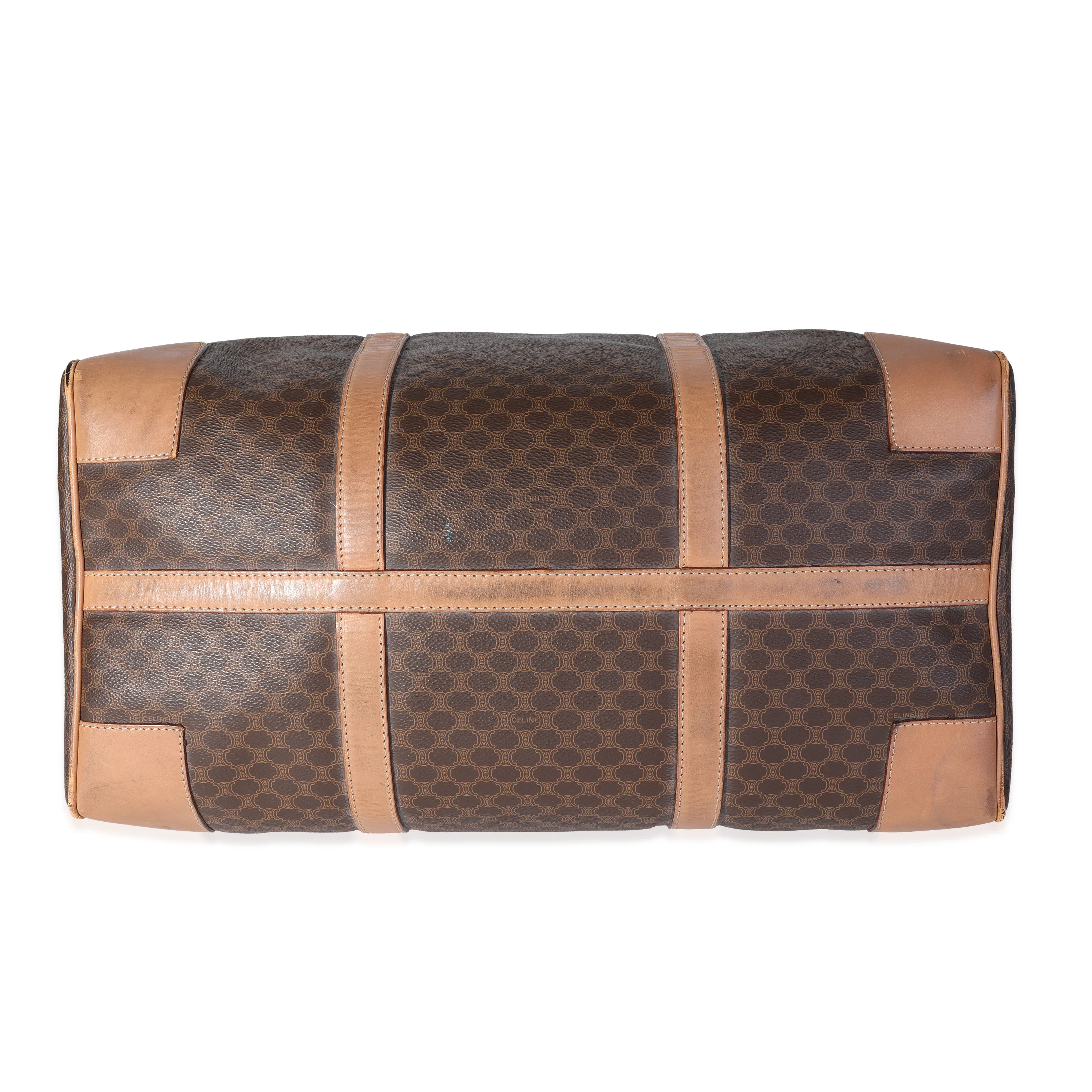 Celine Vintage Macadam Triomphe Duffle Bag - Image 5