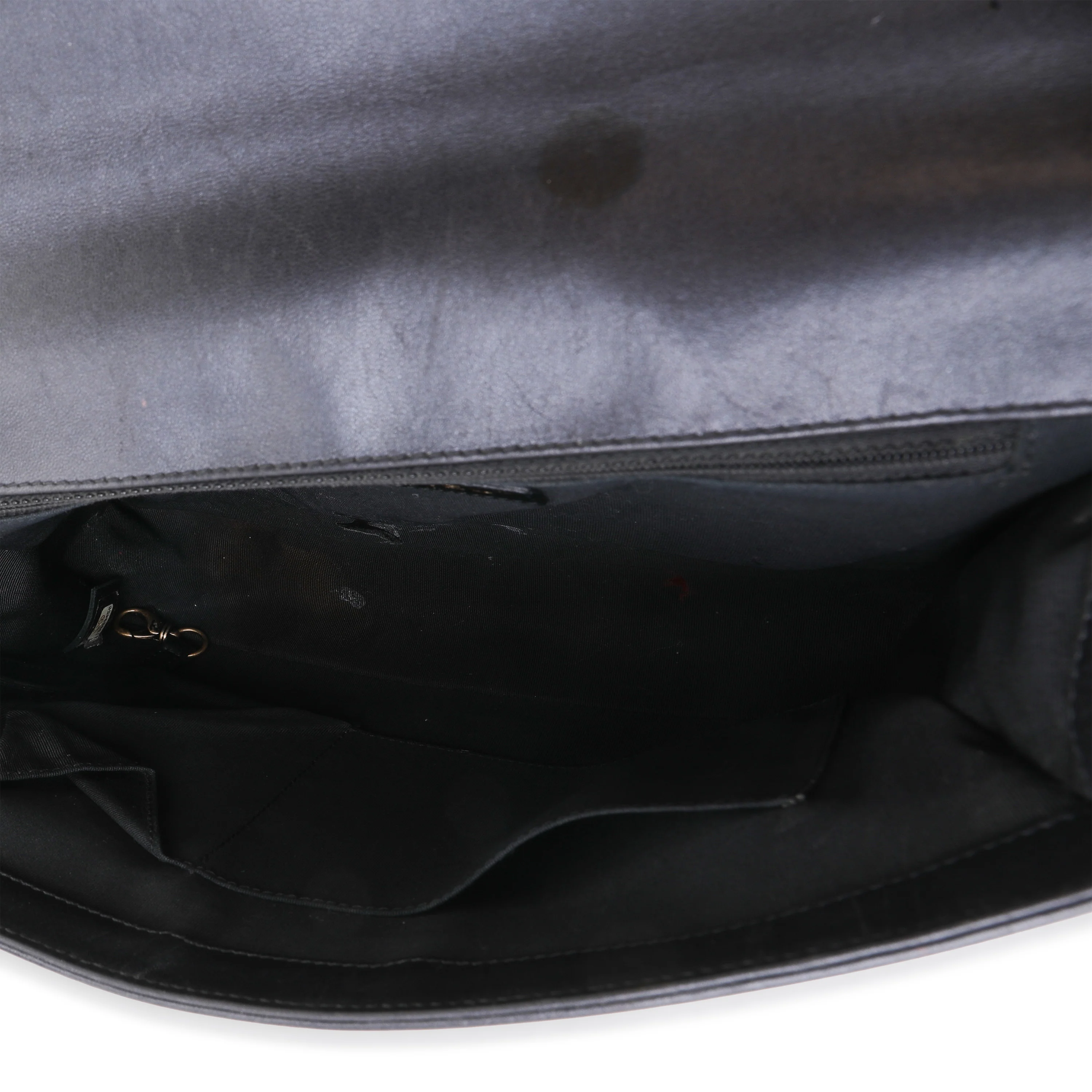 Chanel Black Quilted Lambskin XL Boy Bag - Image 8