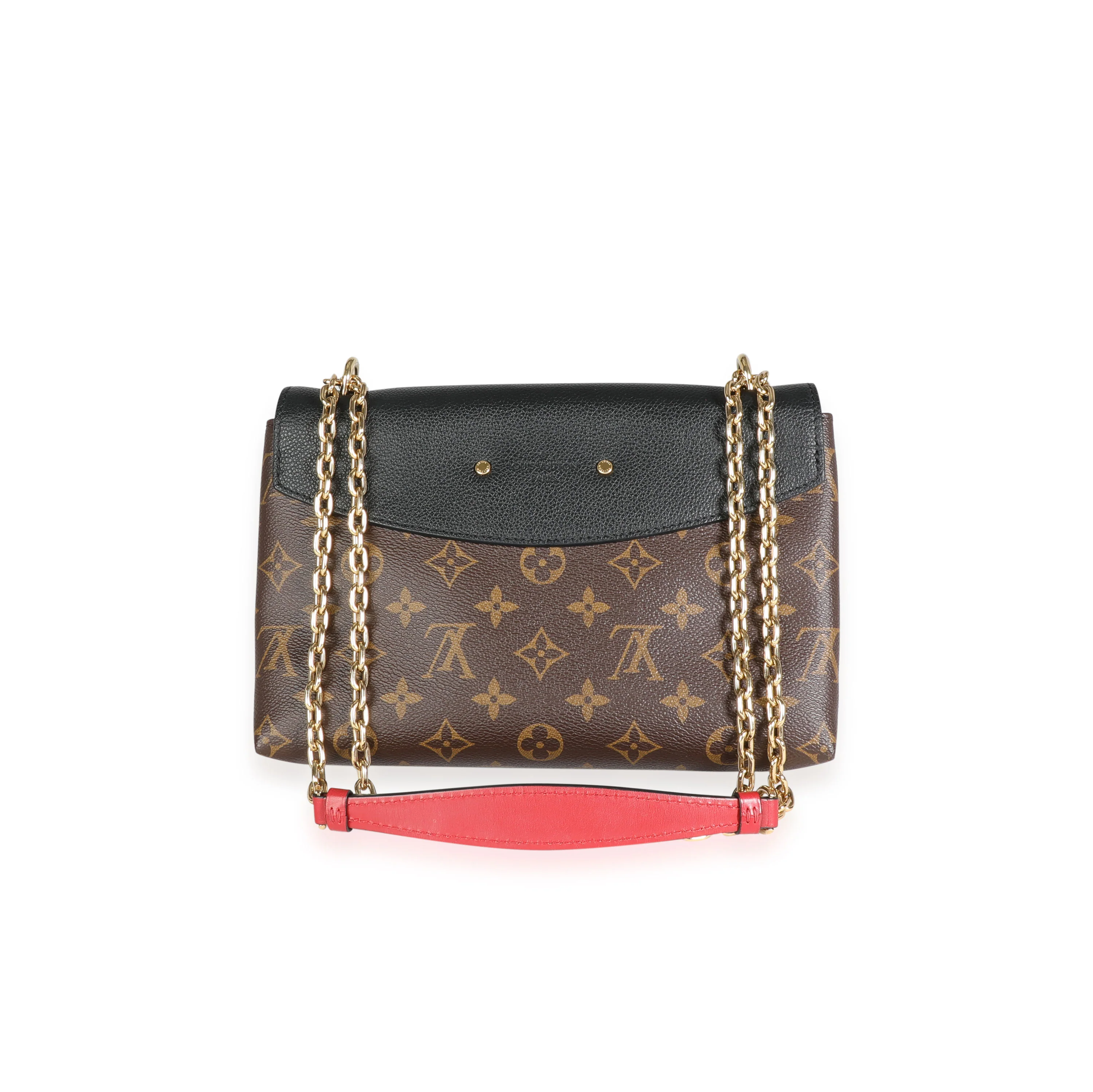 Louis Vuitton Monogram Canvas & Black Grained Leather Saint-Placide - Image 3