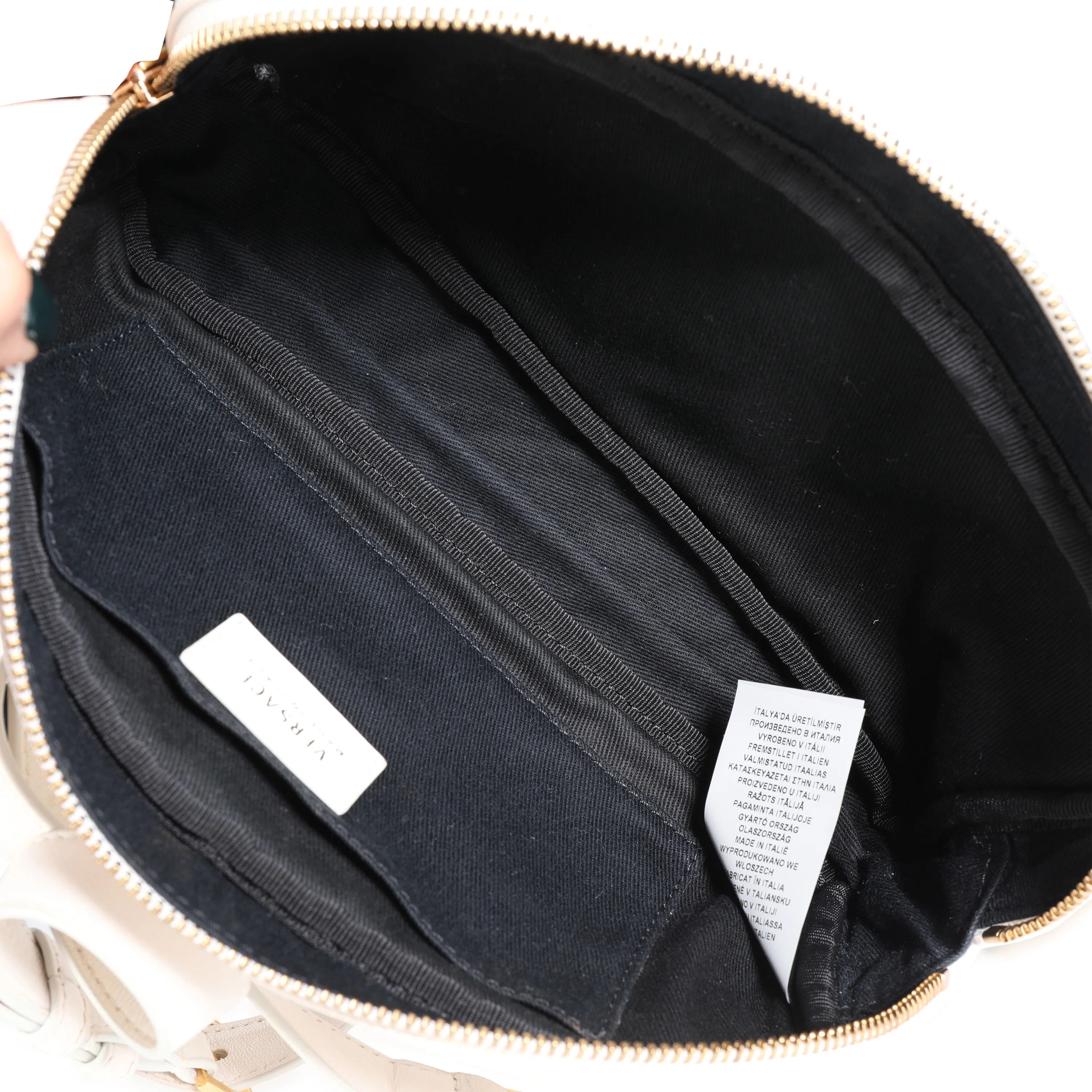 White Quilted Nappa Leather Vanitas Belt Bag - Image 3