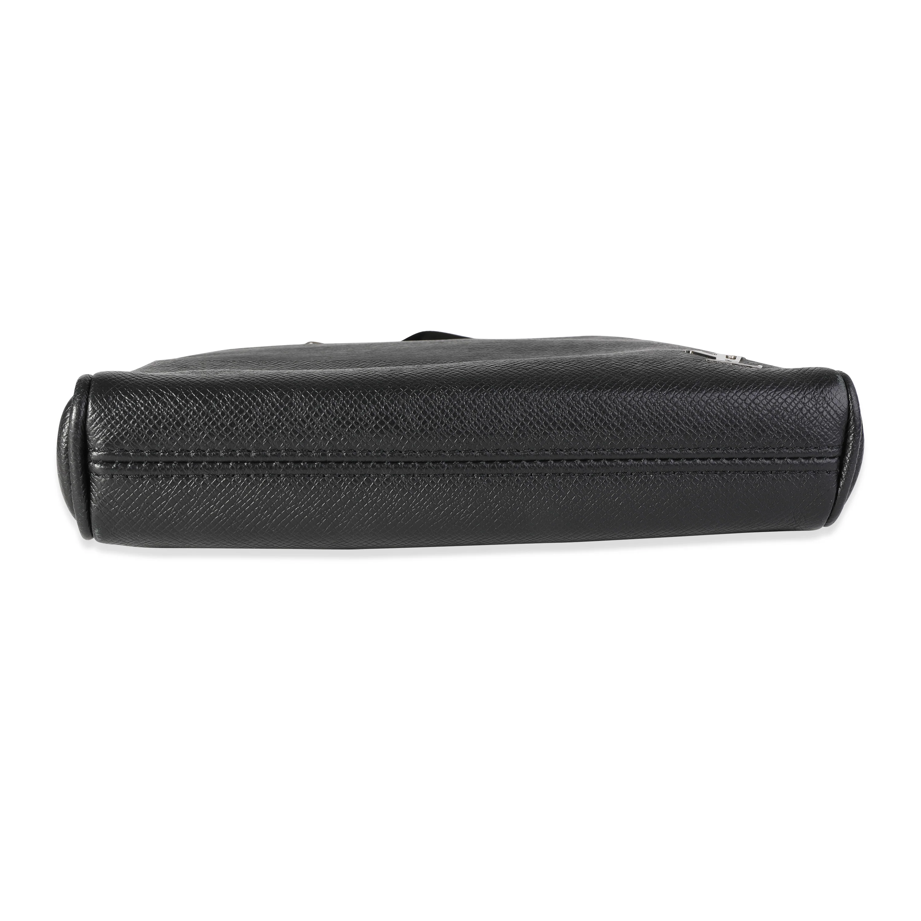 Louis Vuitton Black Taiga Leather Alex Messenger BB - Image 7