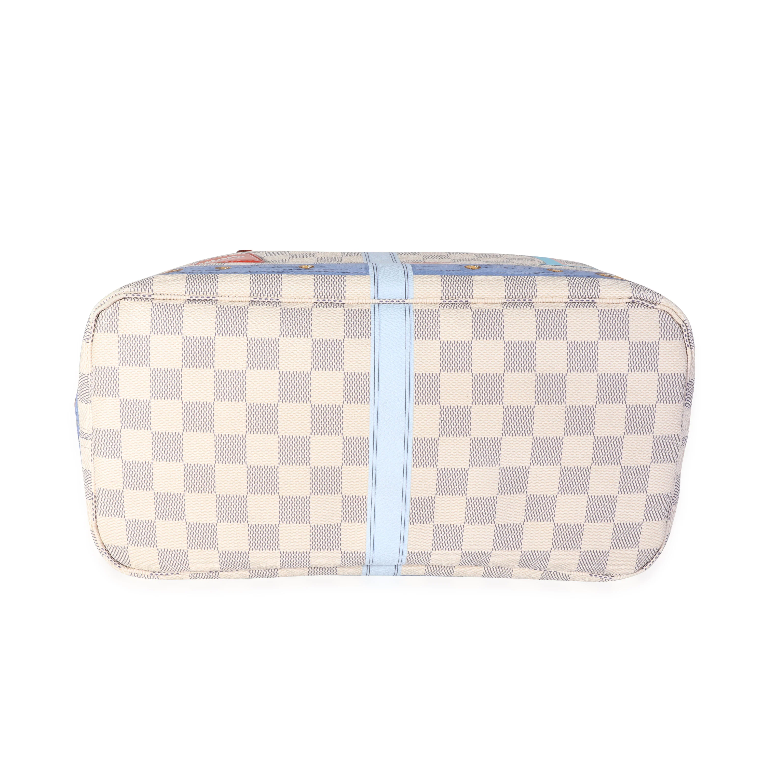 Louis Vuitton Damier Azur Summer Trunks Neverfull MM - Image 4
