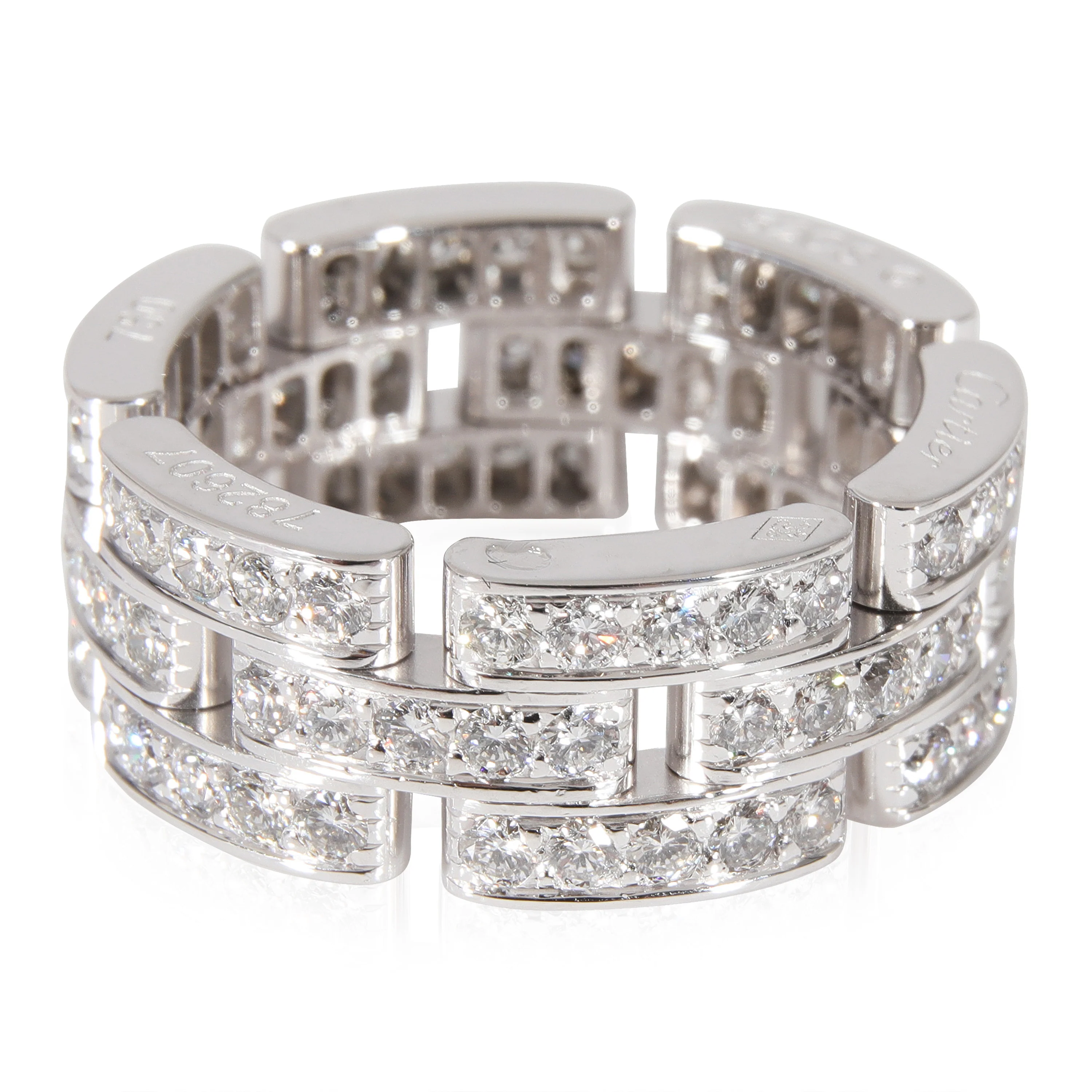 Maillon Panthere Ring (White Gold) - Image 2