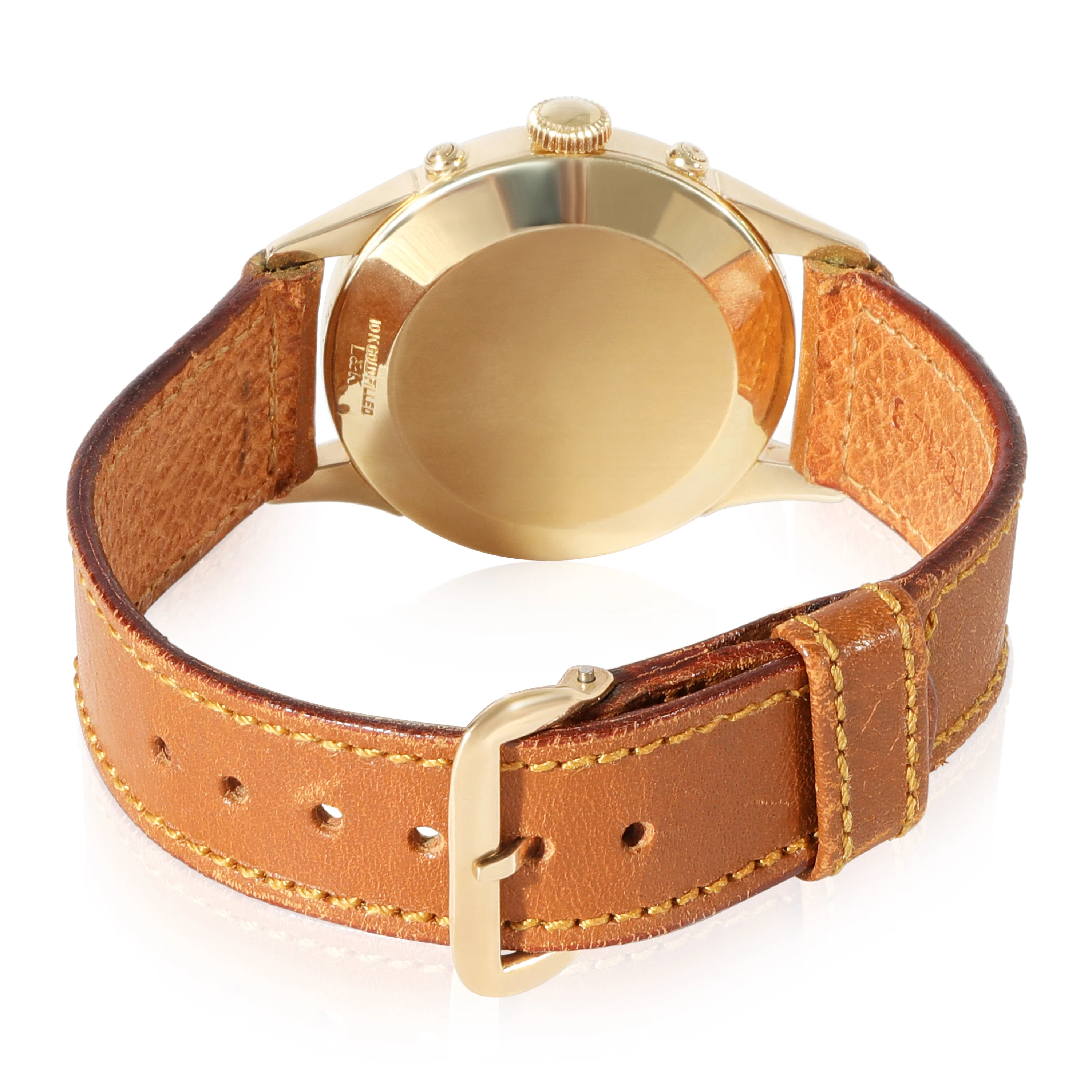 Heuer Triple Date 1806 Unisex Watch in 10kt Gold Filled - Image 4