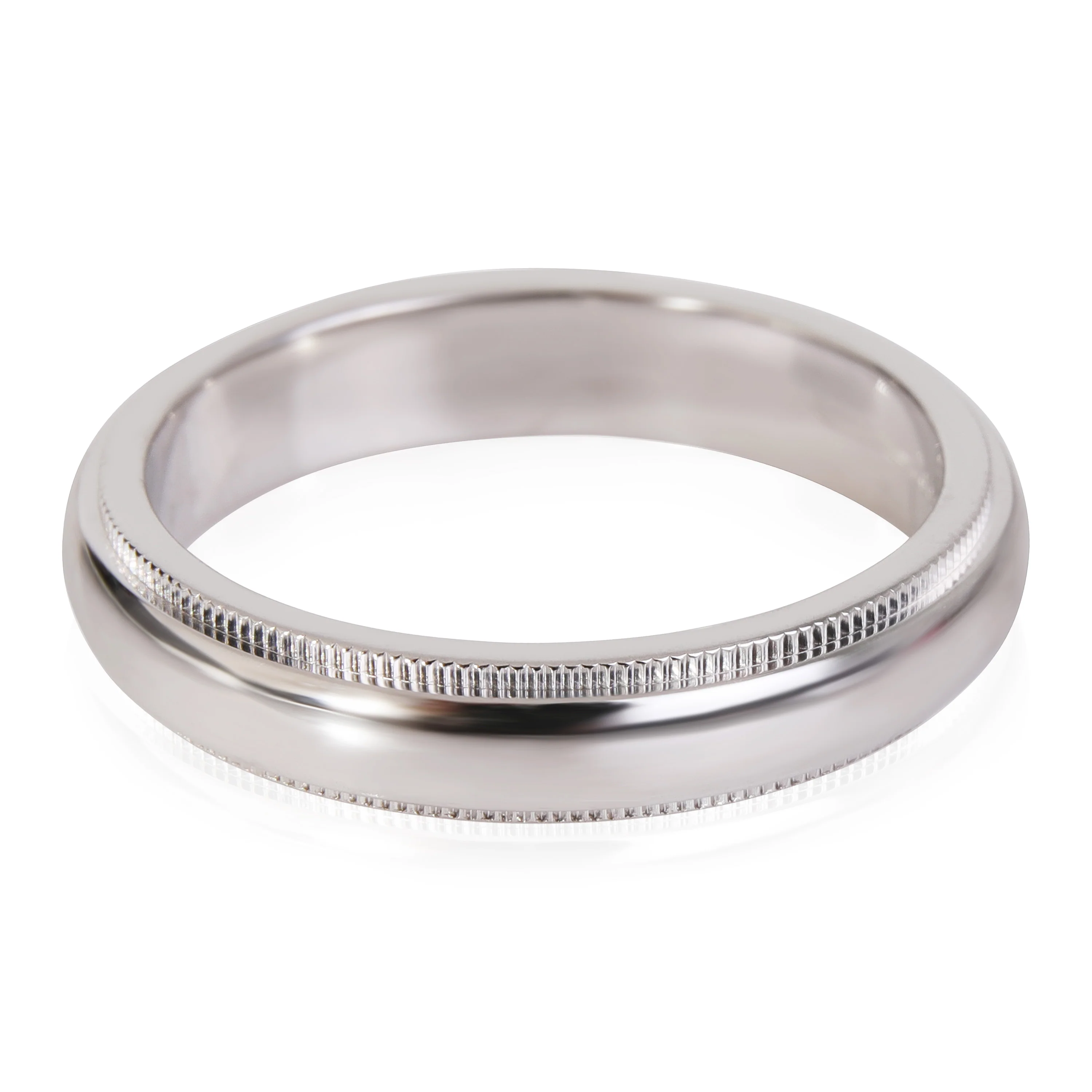 Tiffany & Co. Together Classic Milgrain Wedding Band in Platinum - Image 2