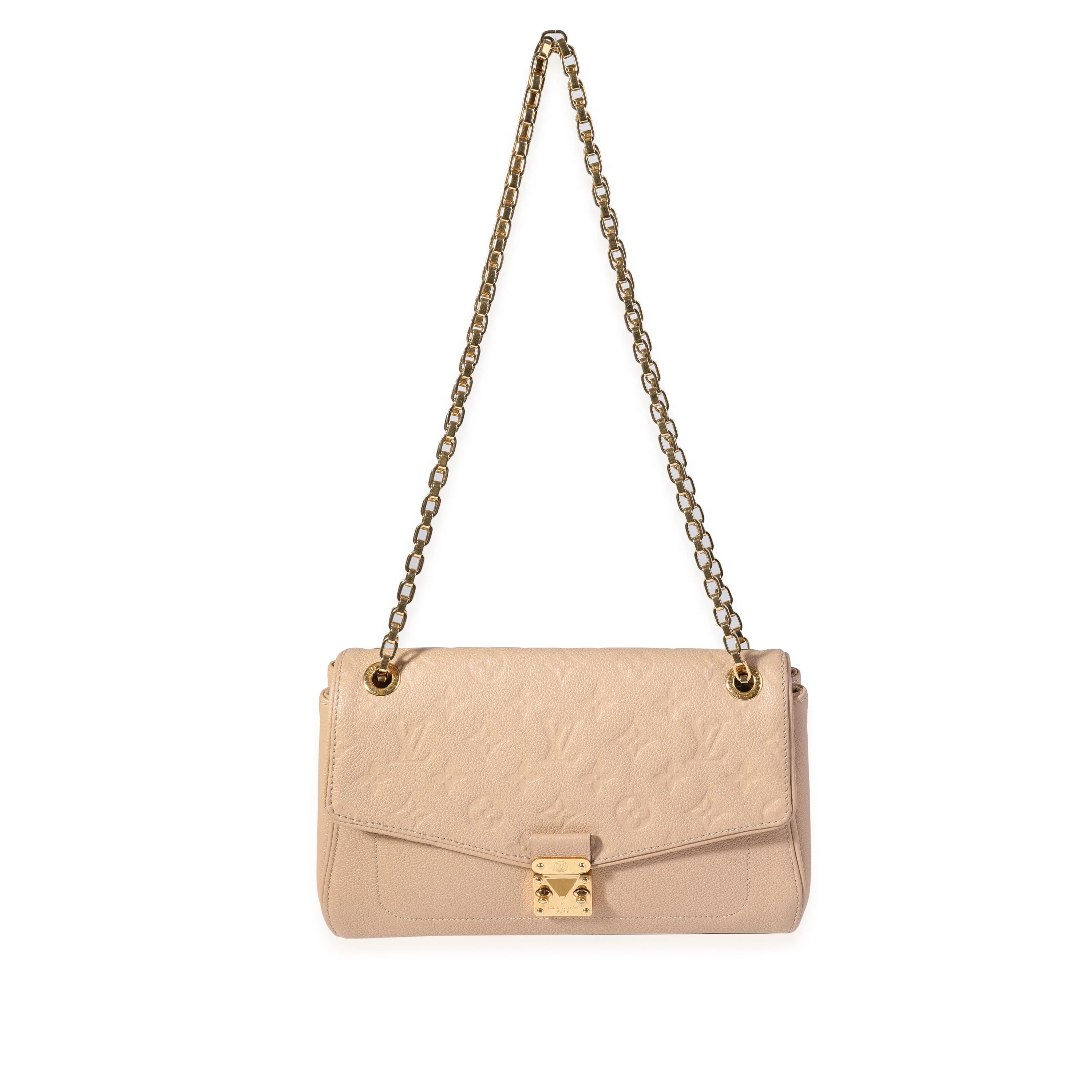 Louis Vuitton Beige Monogram Empreinte Saint-Germain Bag - Image 4