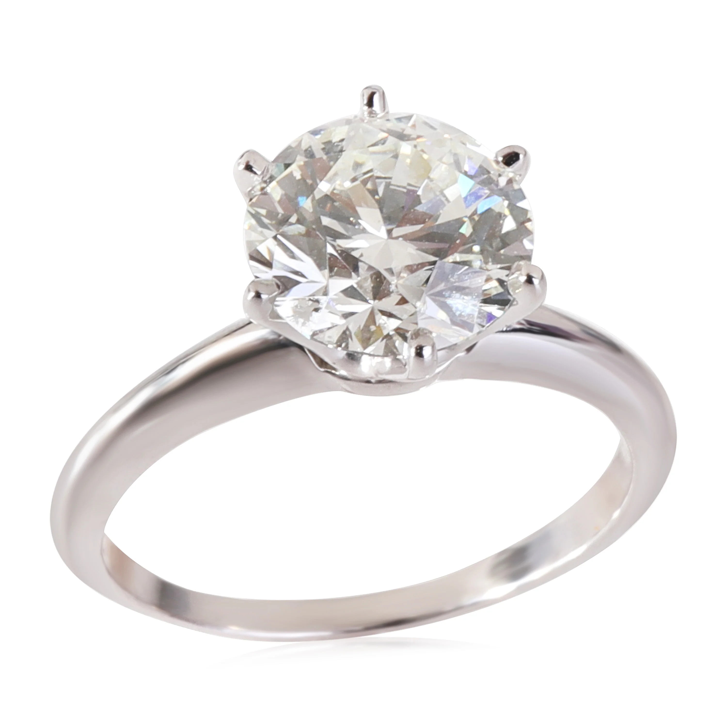 Tiffany & Co. Diamond Engagement Ring in Platinum I VS1 2.17 CTW - Image 6