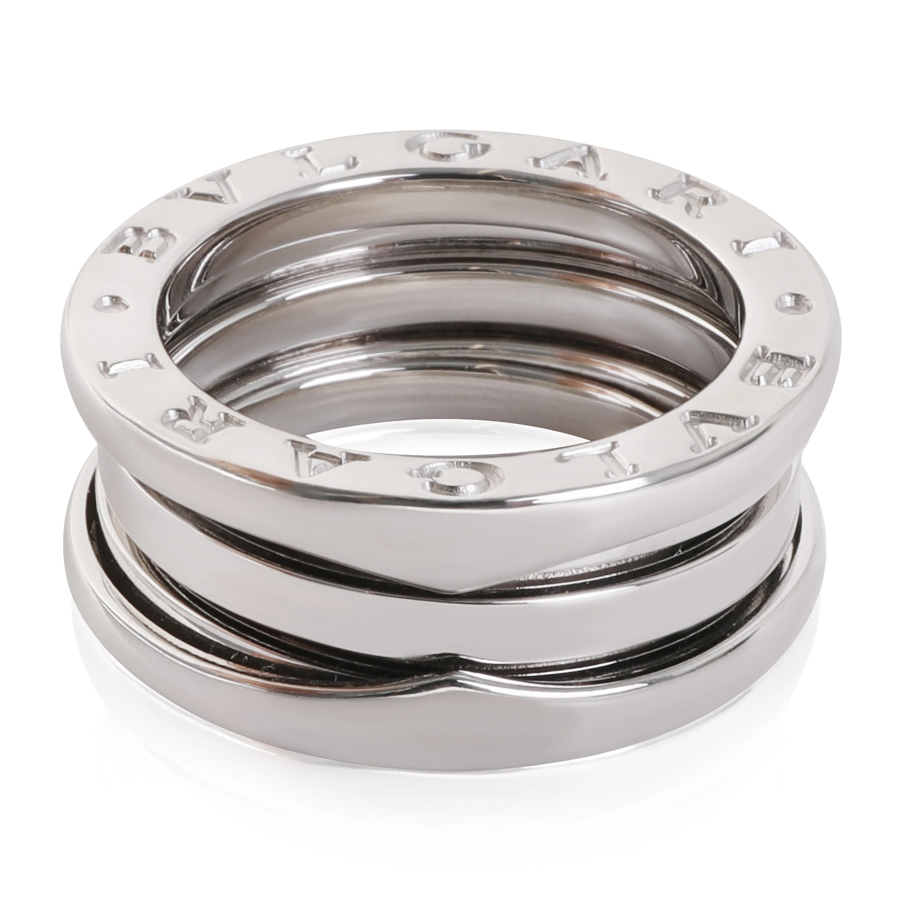 BVLGARI B.zero1 3-Band Ring in 18k White Gold