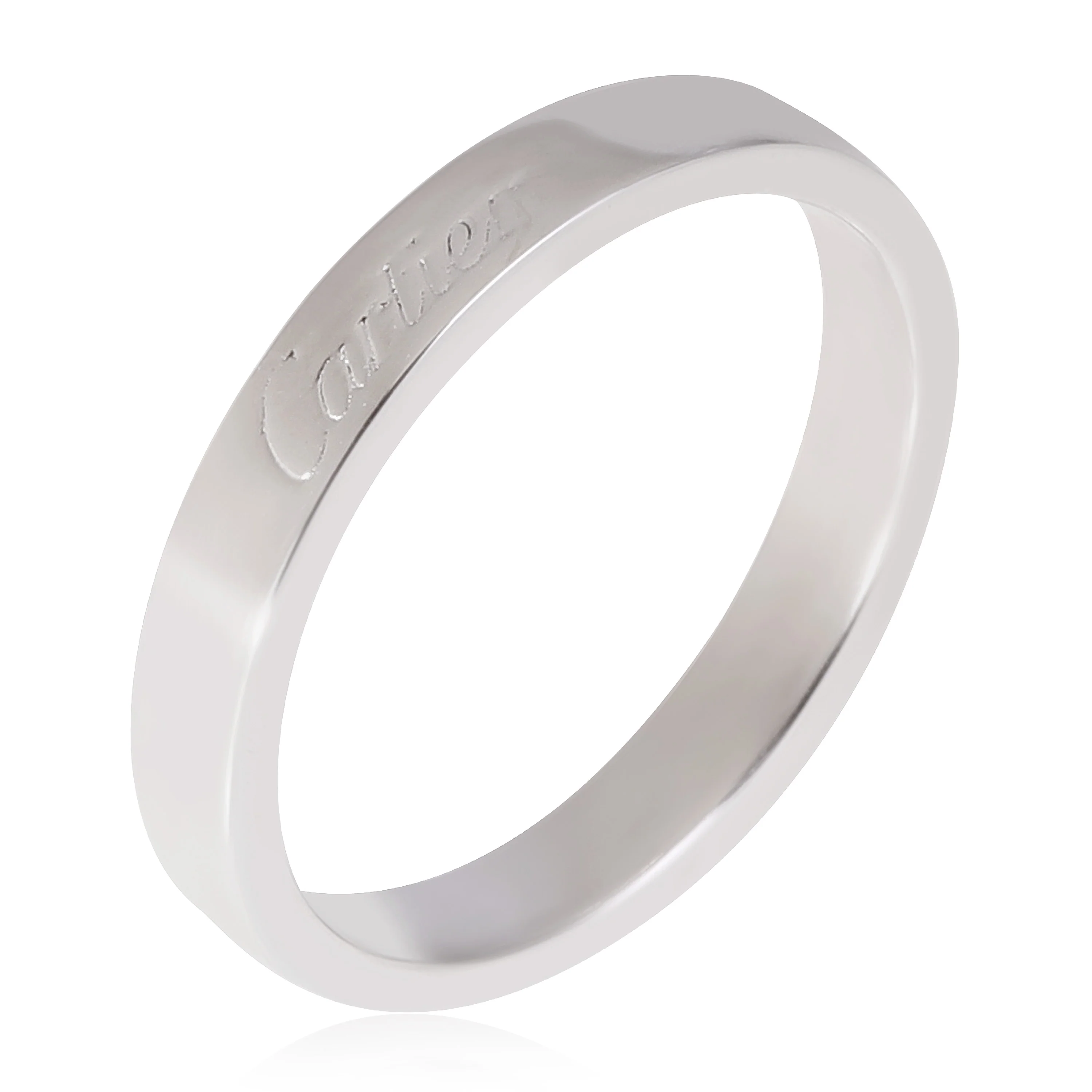 C De Cartier Wedding Band (Platinum) - Image 3