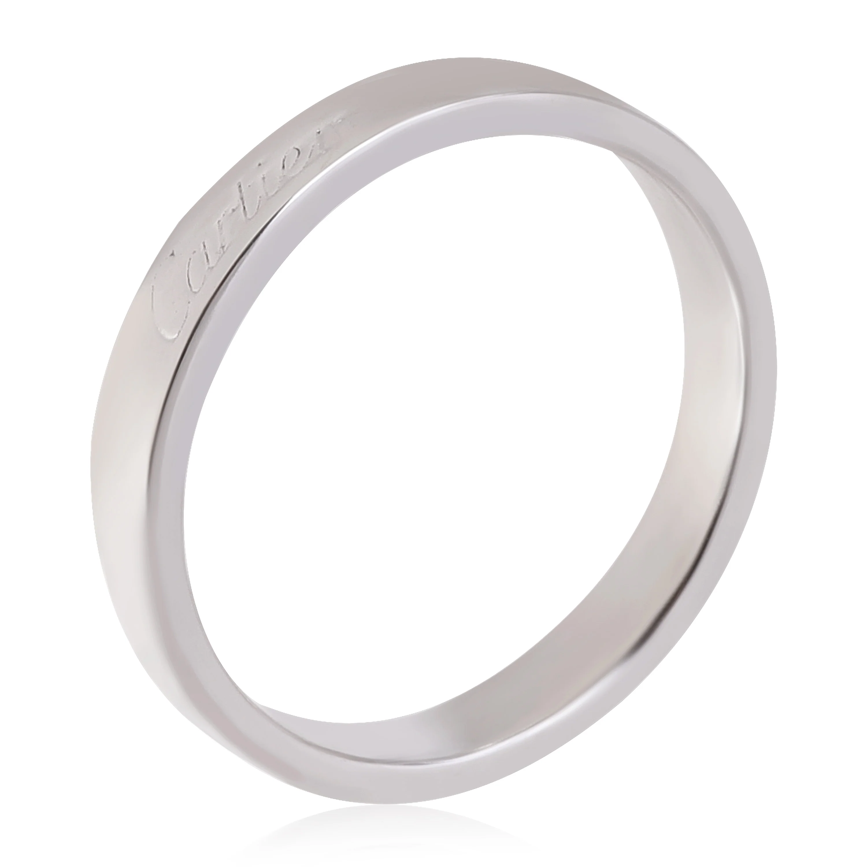 C De Cartier Wedding Band (Platinum) - Image 4