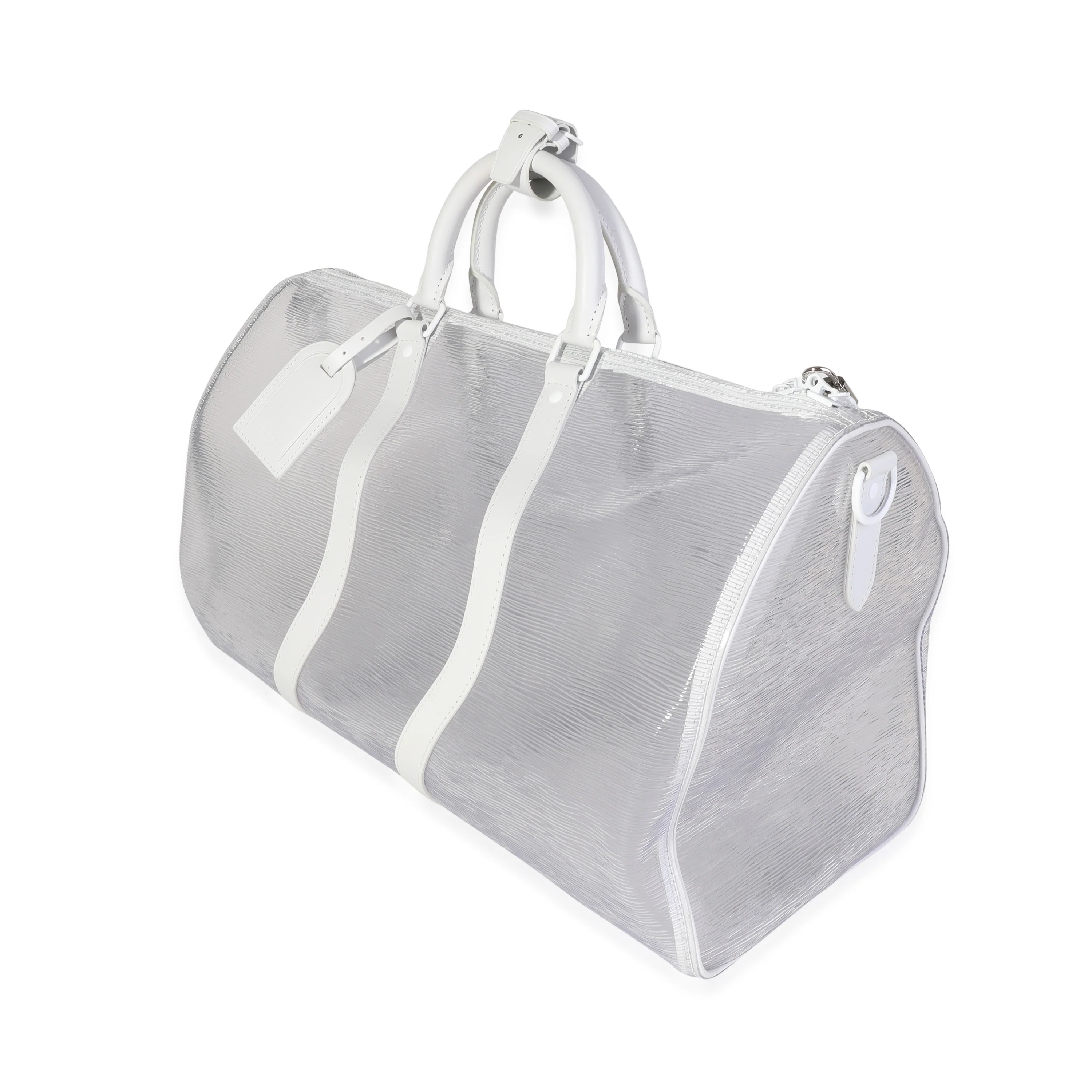Clear Epi PVC Wavy Keepall Bandoulière 50 - Image 2