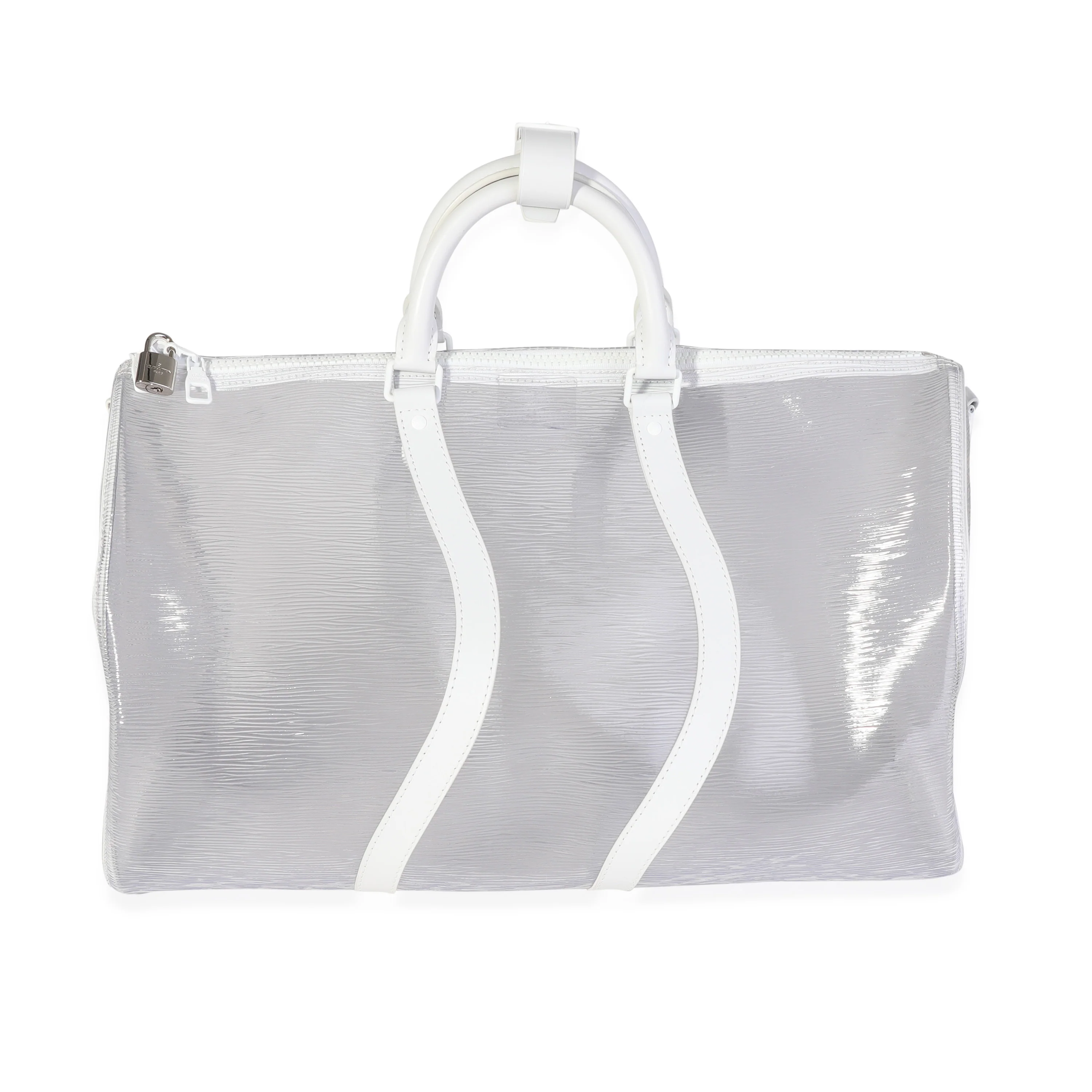 Clear Epi PVC Wavy Keepall Bandoulière 50 - Image 3