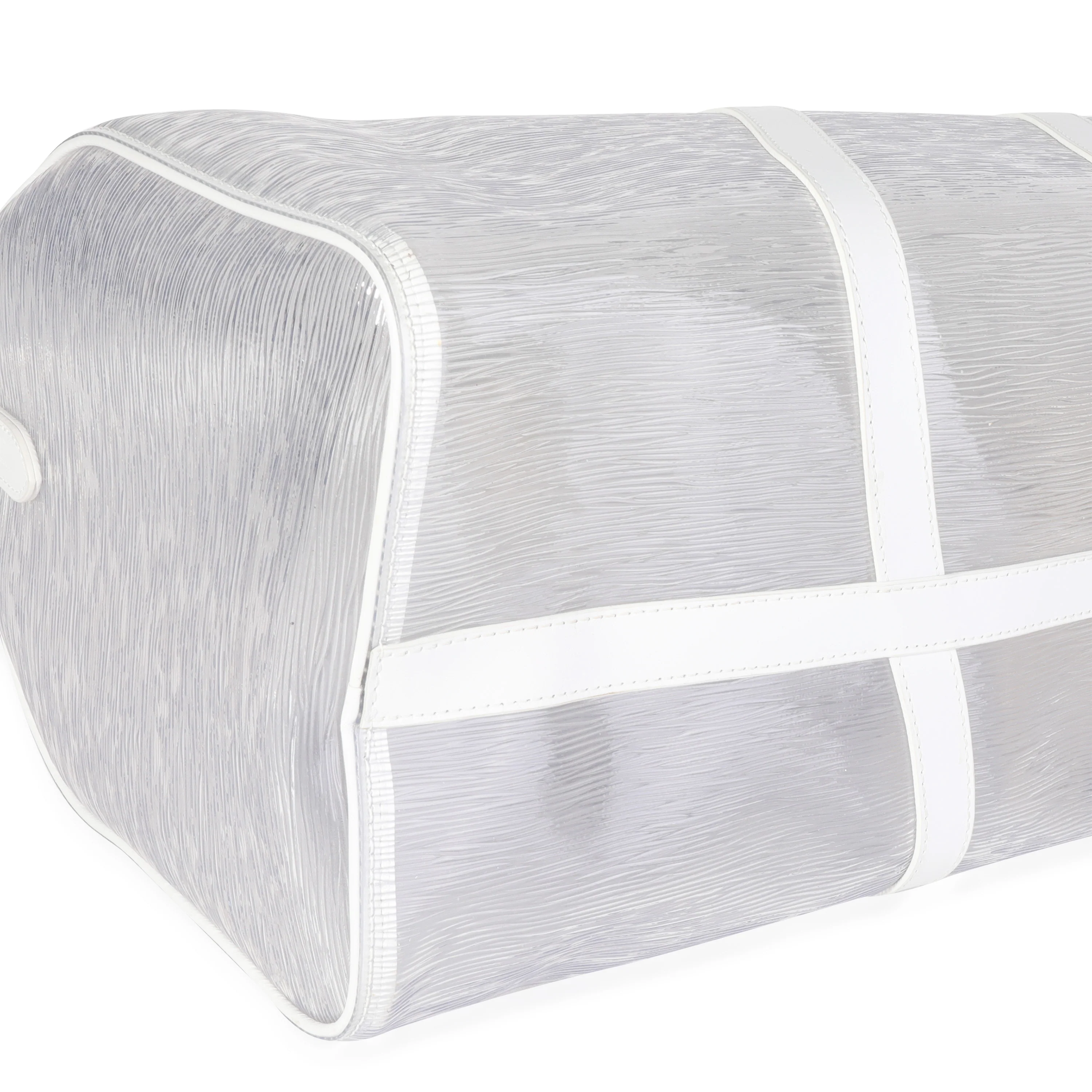 Clear Epi PVC Wavy Keepall Bandoulière 50 - Image 6
