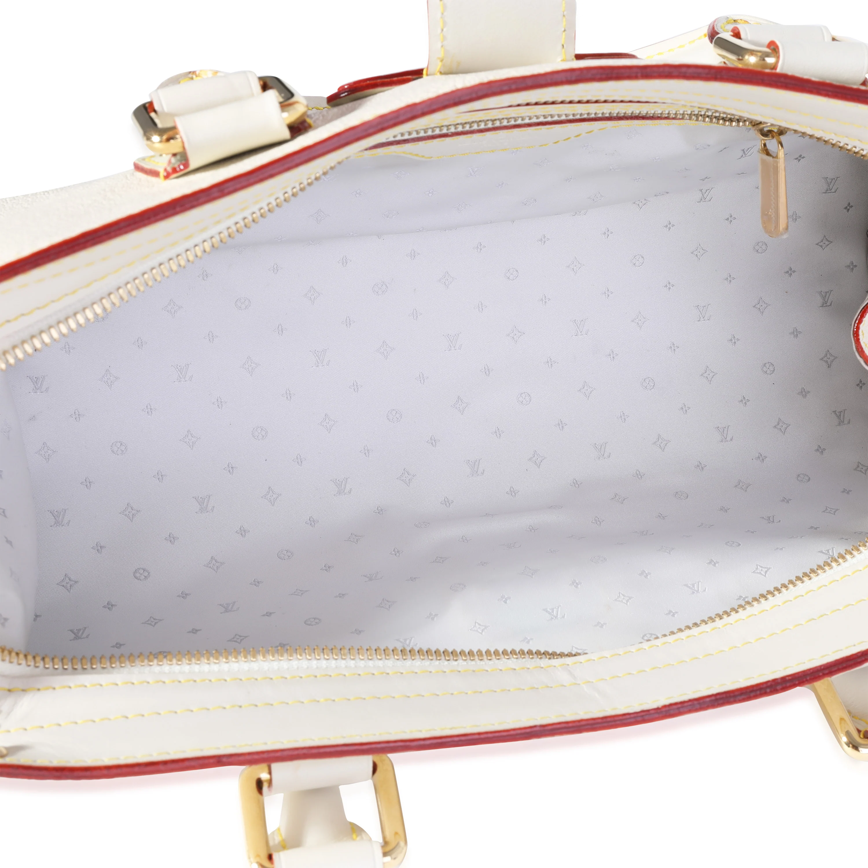 Louis Vuitton White Suhali Leather LEpanoui PM - Image 4