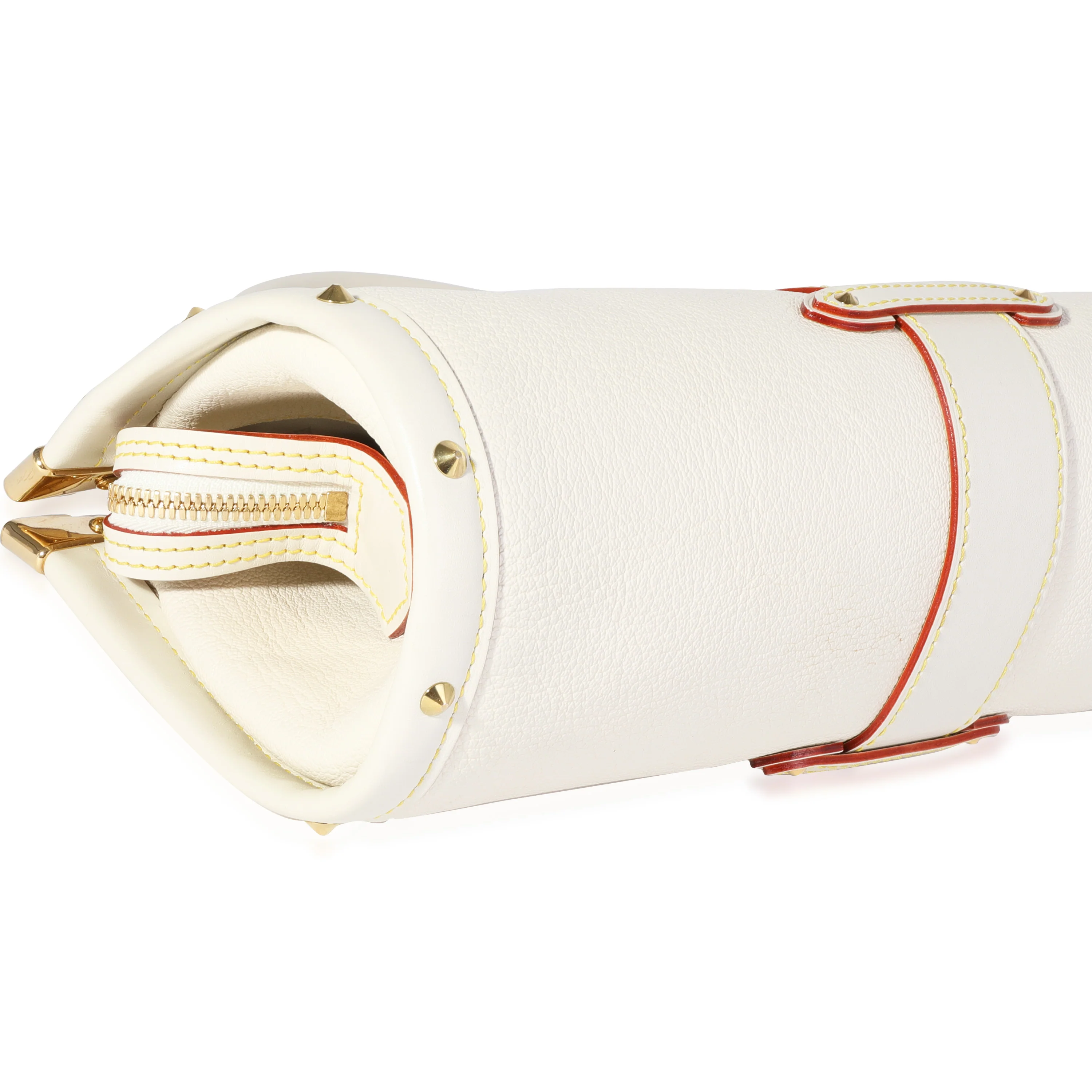 Louis Vuitton White Suhali Leather LEpanoui PM - Image 6
