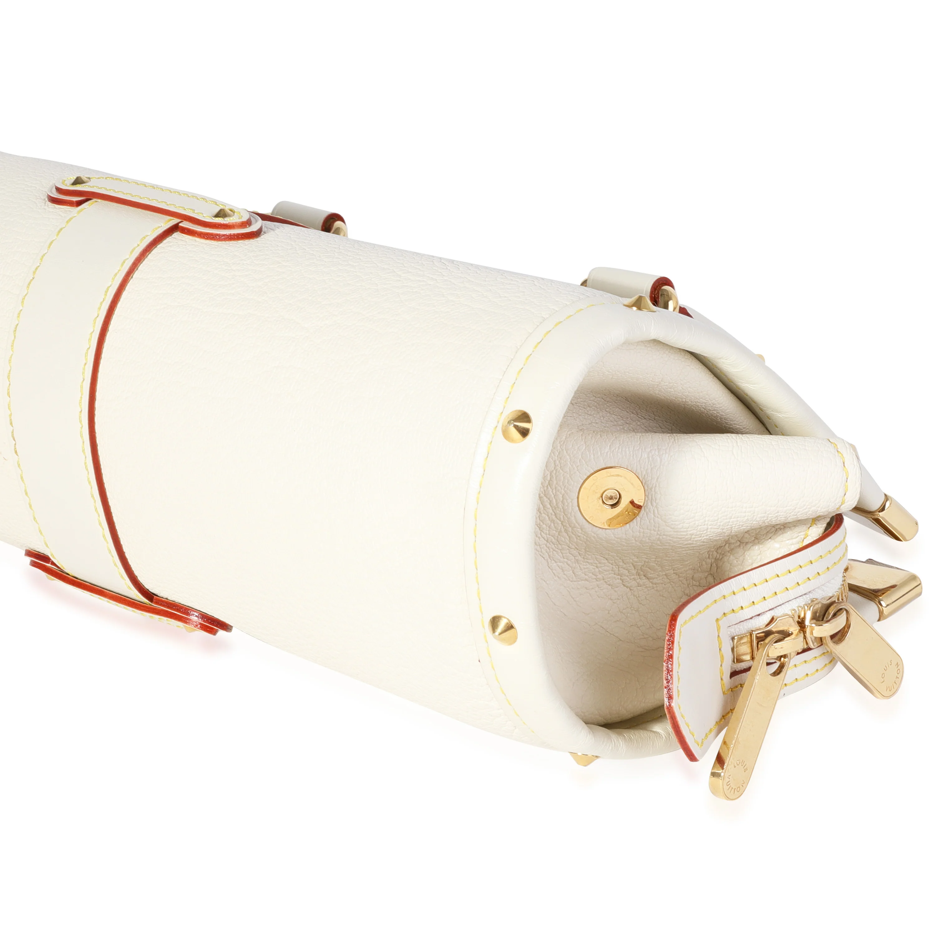 Louis Vuitton White Suhali Leather LEpanoui PM - Image 7