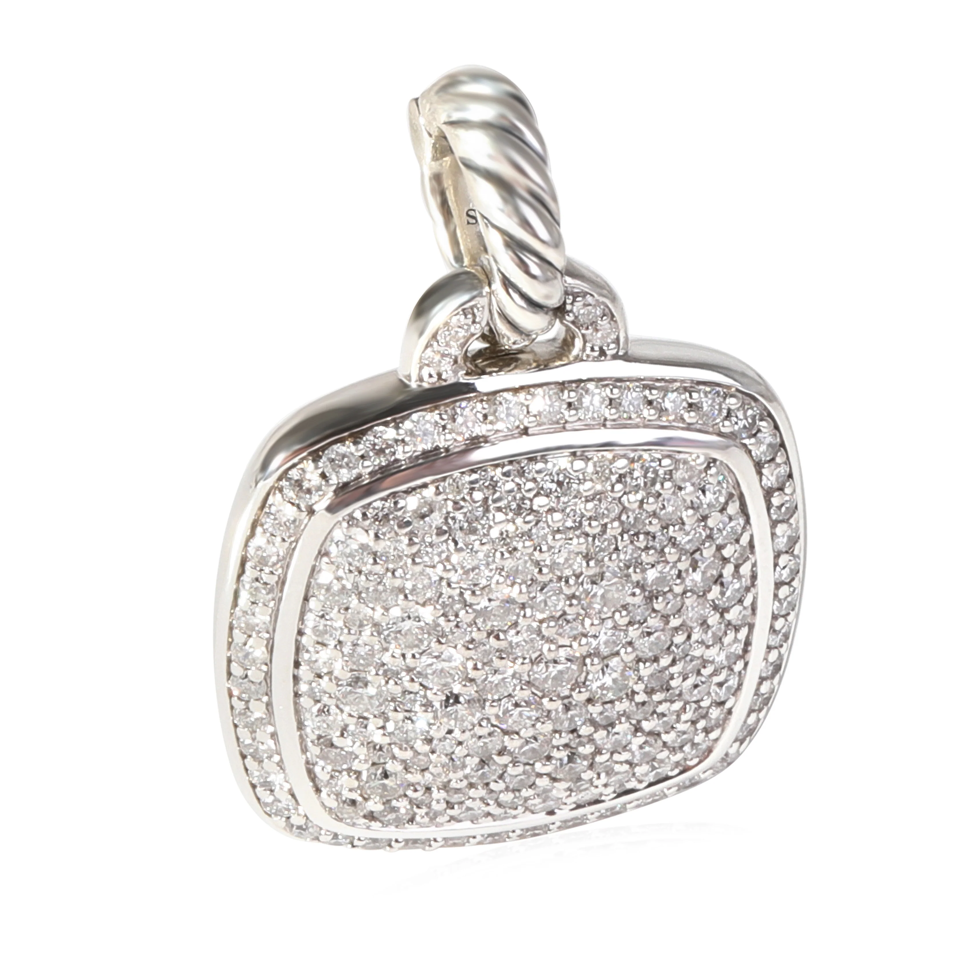 David Yurman Albion Diamond Pendant in Sterling Silver 1.55 CTW