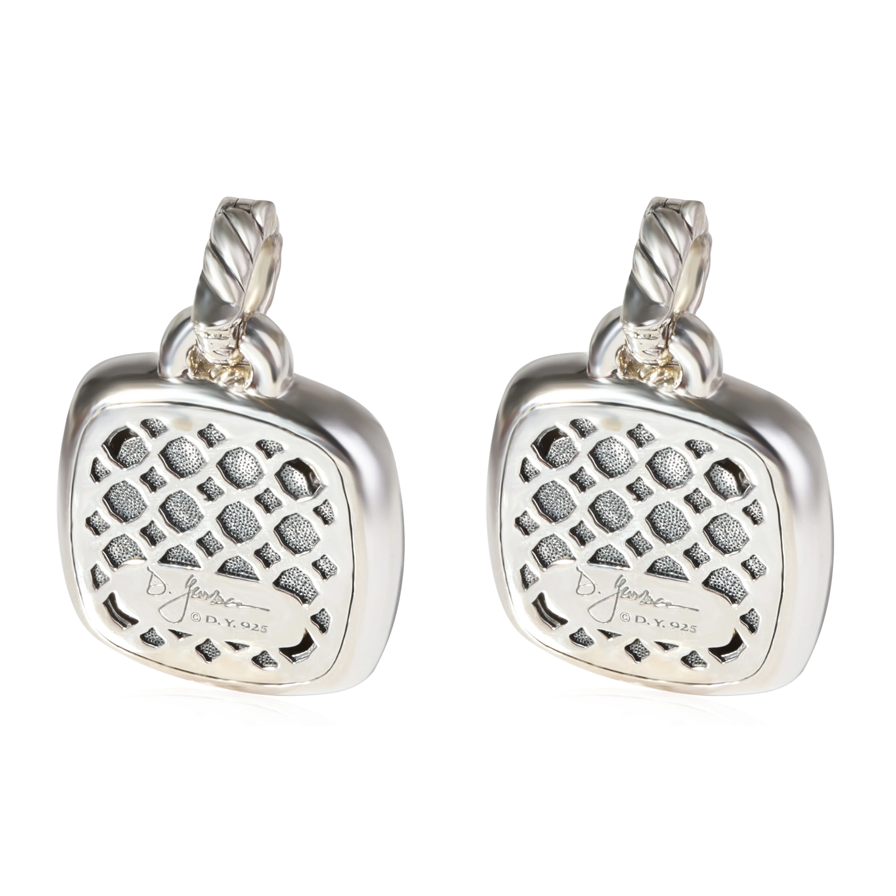 David Yurman Albion Diamond Pendant in Sterling Silver 1.55 CTW - Image 3