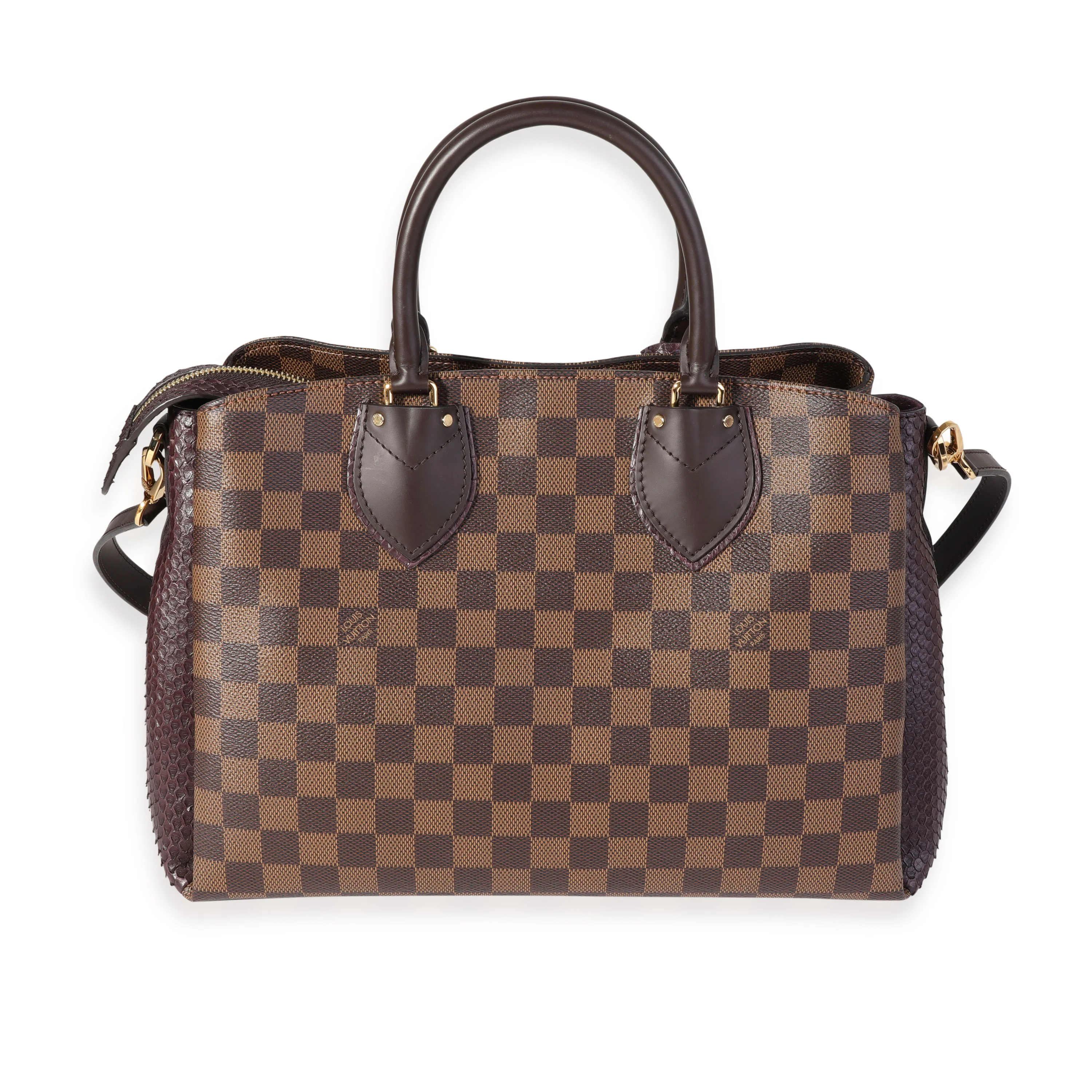Damier Ebene & Purple Python Normandy Bag - Image 3