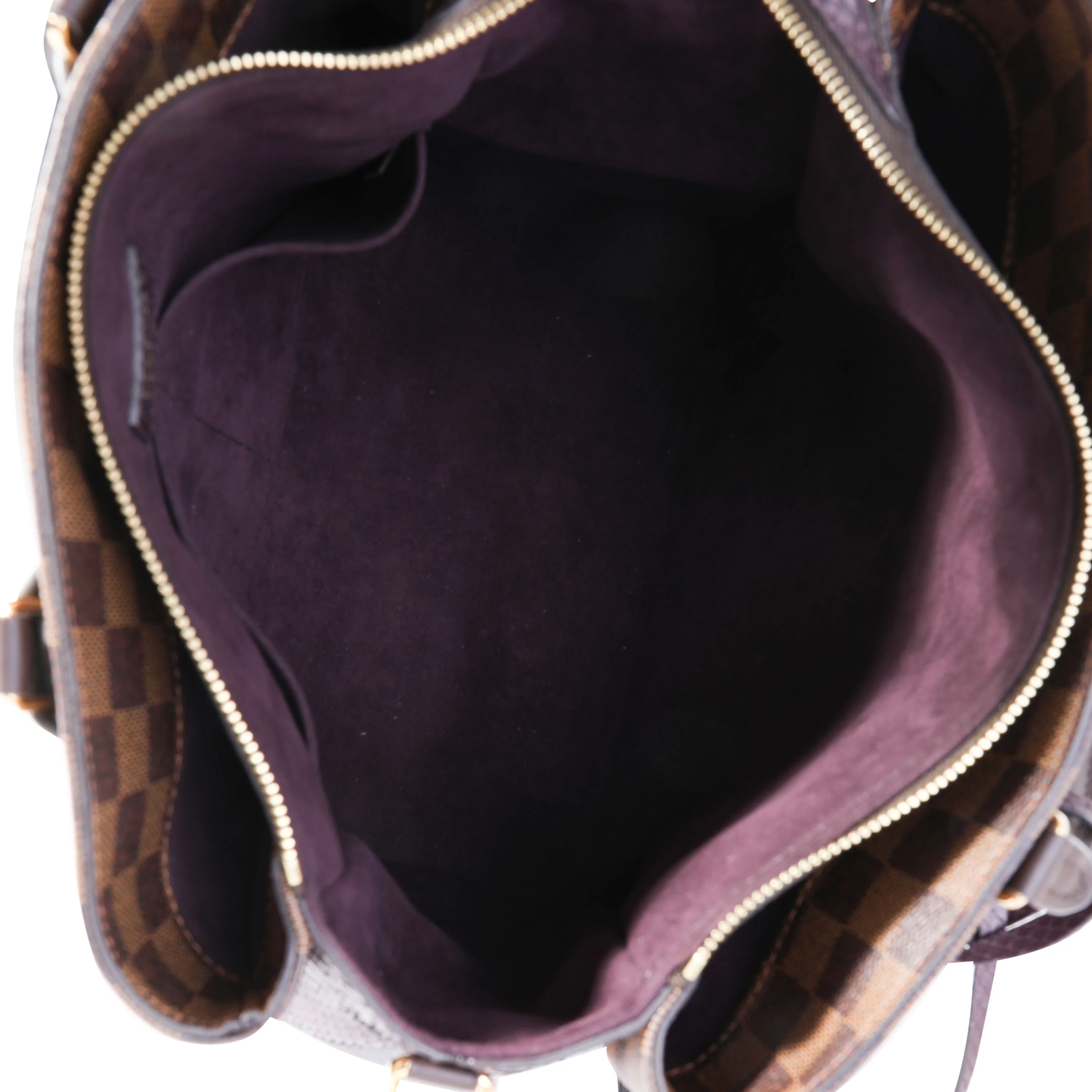 Damier Ebene & Purple Python Normandy Bag - Image 8