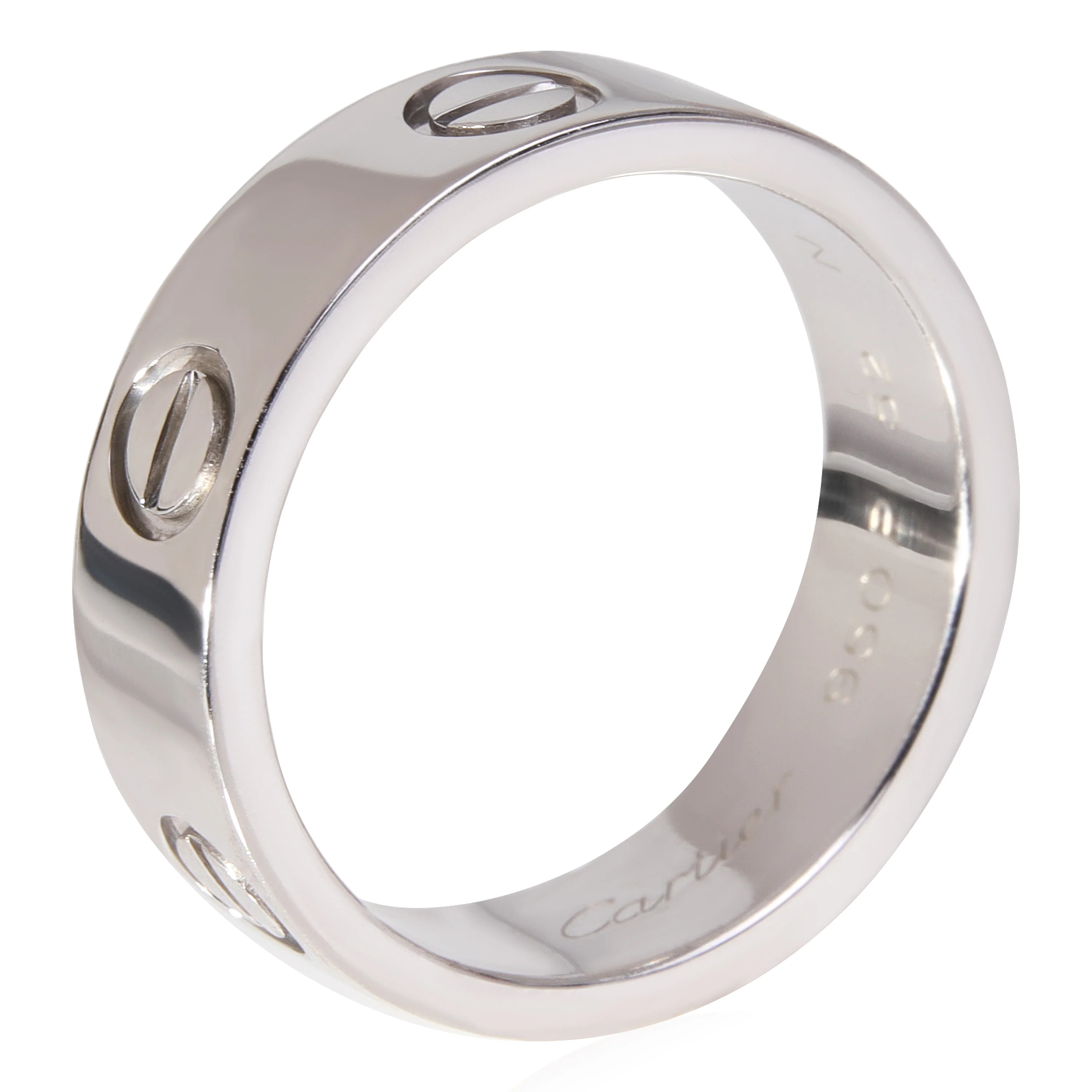 Cartier Love Ring in Platinum - Image 3