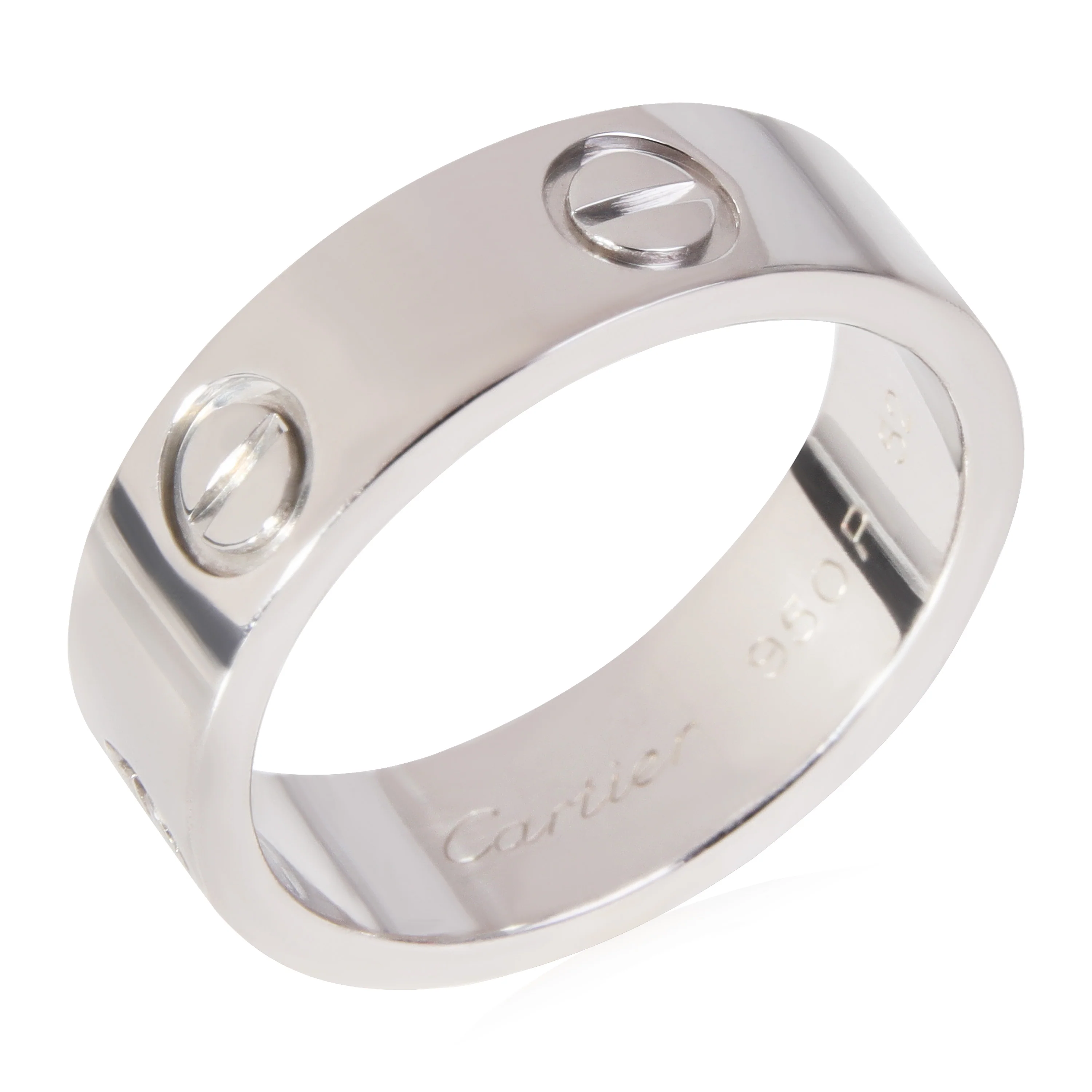 Cartier Love Ring in Platinum - Image 5