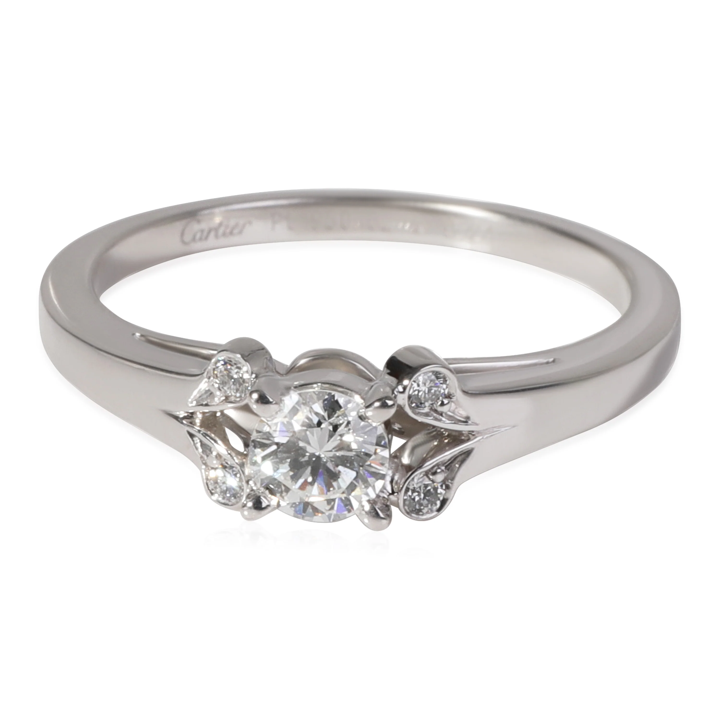 Cartier Ballerine Diamond Engagement Ring in Platinum F VVS1 0.27 CT